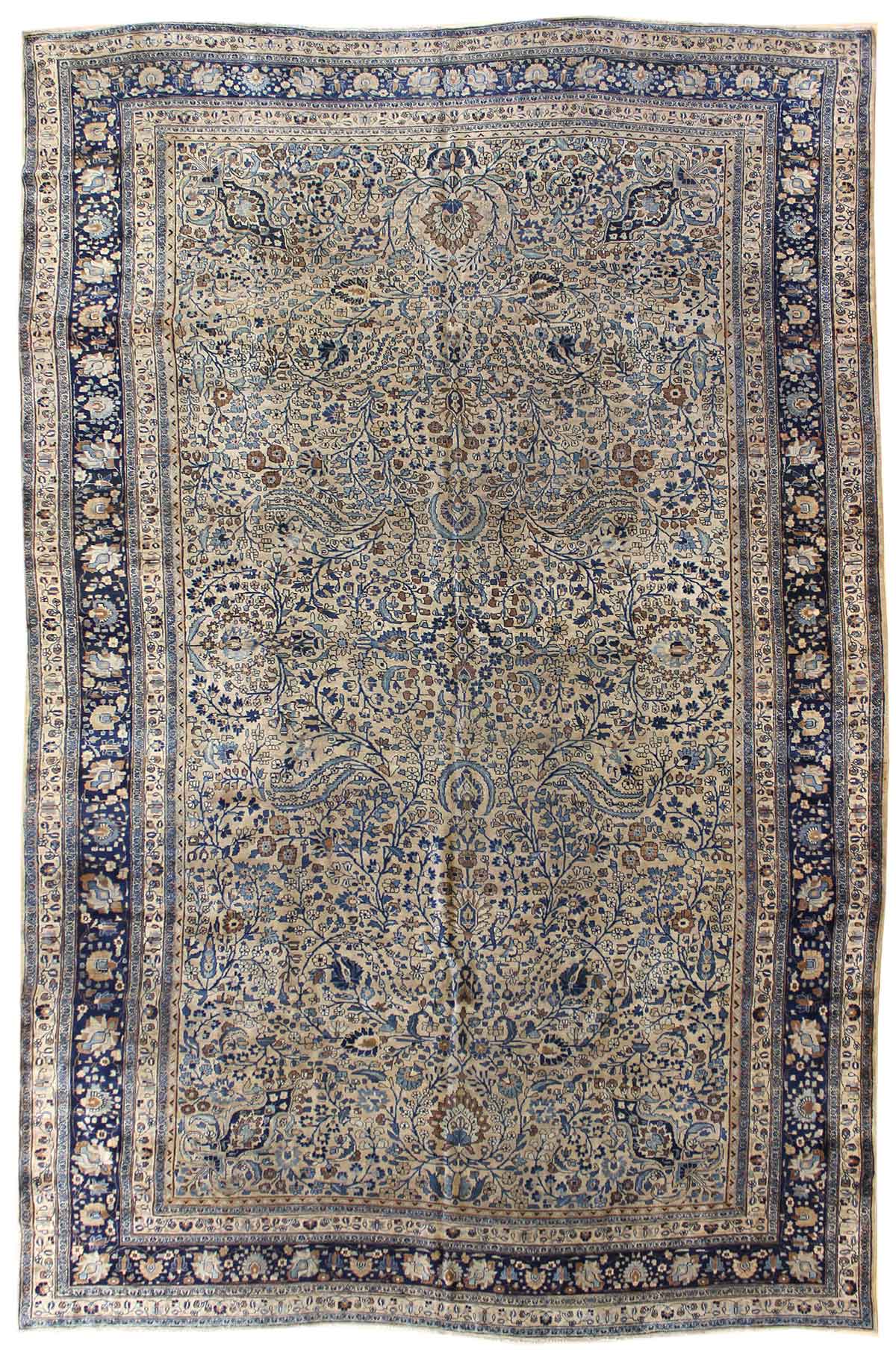 Antique Mashad Handwoven Traditional Persian Rug JF6560 - Perfect for Living Room, Bedroom & Home Decor