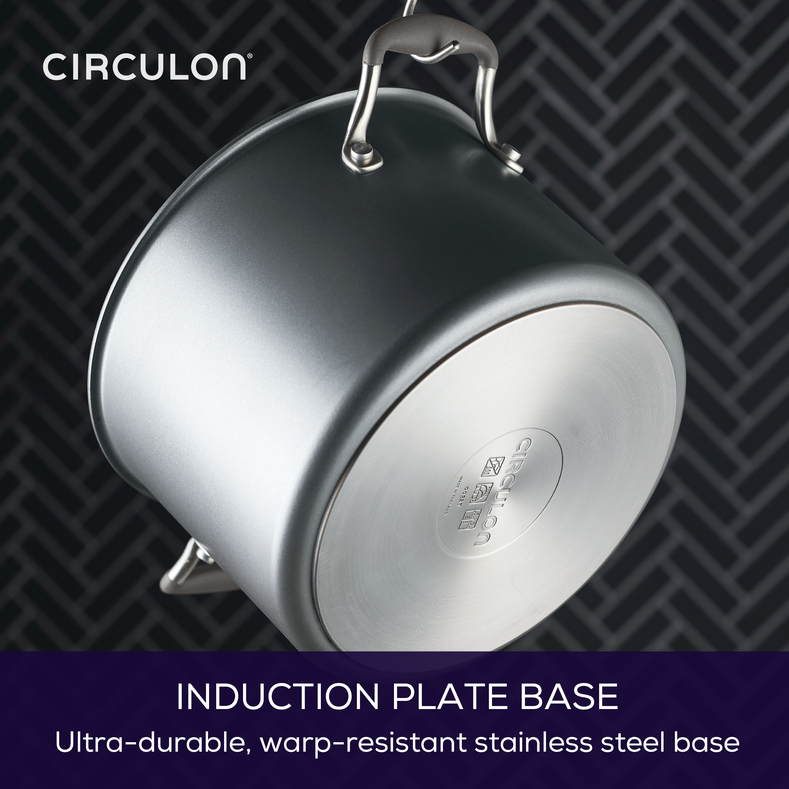 8 Quart Nonstick Stockpot with Lid - ScratchDefenseâ¢ Technology for Durable Cooking - Perfect for Soups, Stews, Pasta & Family Meals