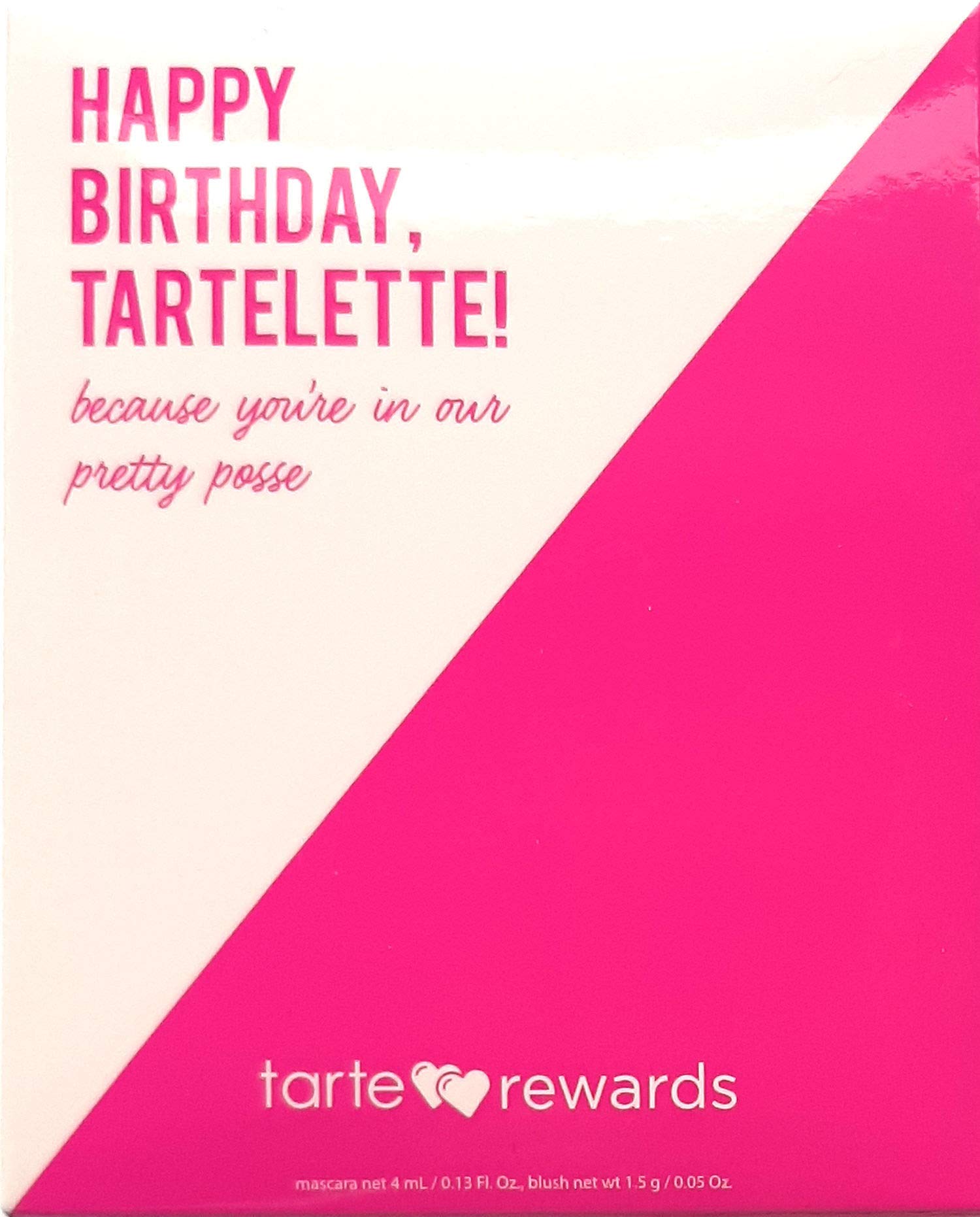 Tarte Birthday Set Limited Edition: Lights Camera Lashes Mascara & Blush in Quirky - Travel Size Minis | Perfect for On-The-Go Makeup & Gift Giving
