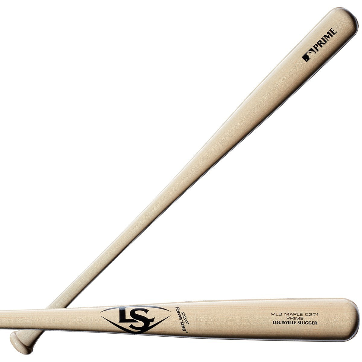 Louisville Slugger MLB Prime Maple C271 Baseball Bat - Natural Wood Finish for Professional & Amateur Players - Perfect for Training, Games & Home Run Hitting Practice