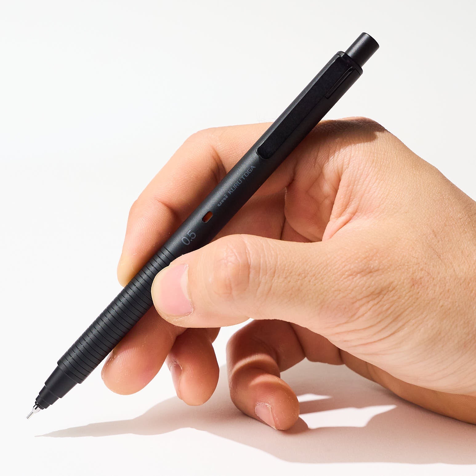 Premium Kuru Toga Metal Mechanical Pencil by Uni Mitsubishi - 0.5mm Auto-Rotating Lead for Smooth Writing - Perfect for Note-Taking, Sketching & Engineering Drawings