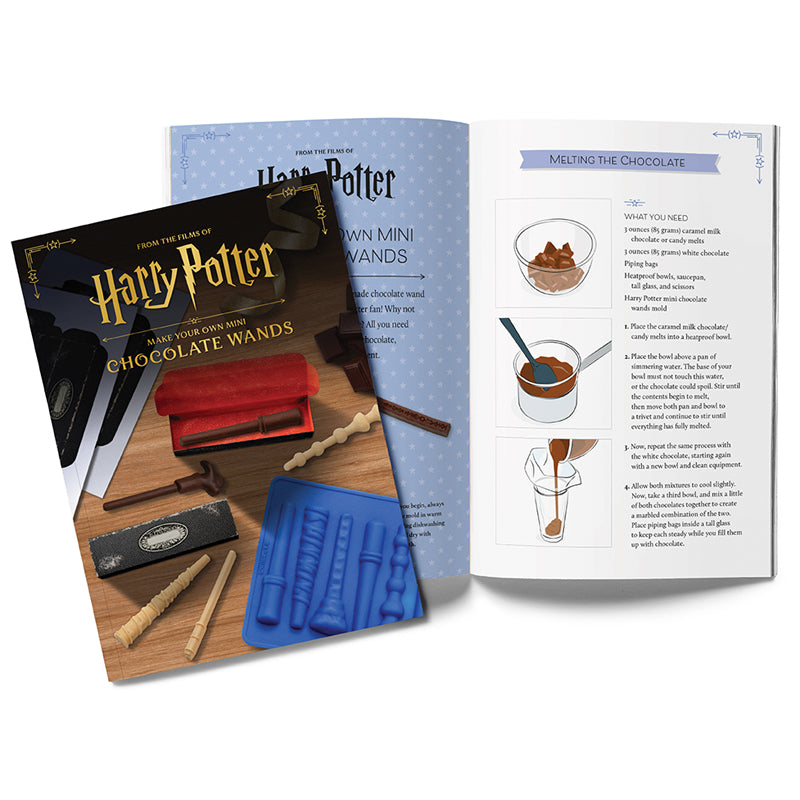 Harry Potter DIY Mini Chocolate Wands Kit - Homemade Wizard Treats for Parties, Gifts & Movie Nights - Perfect for Harry Potter Fans & Themed Events