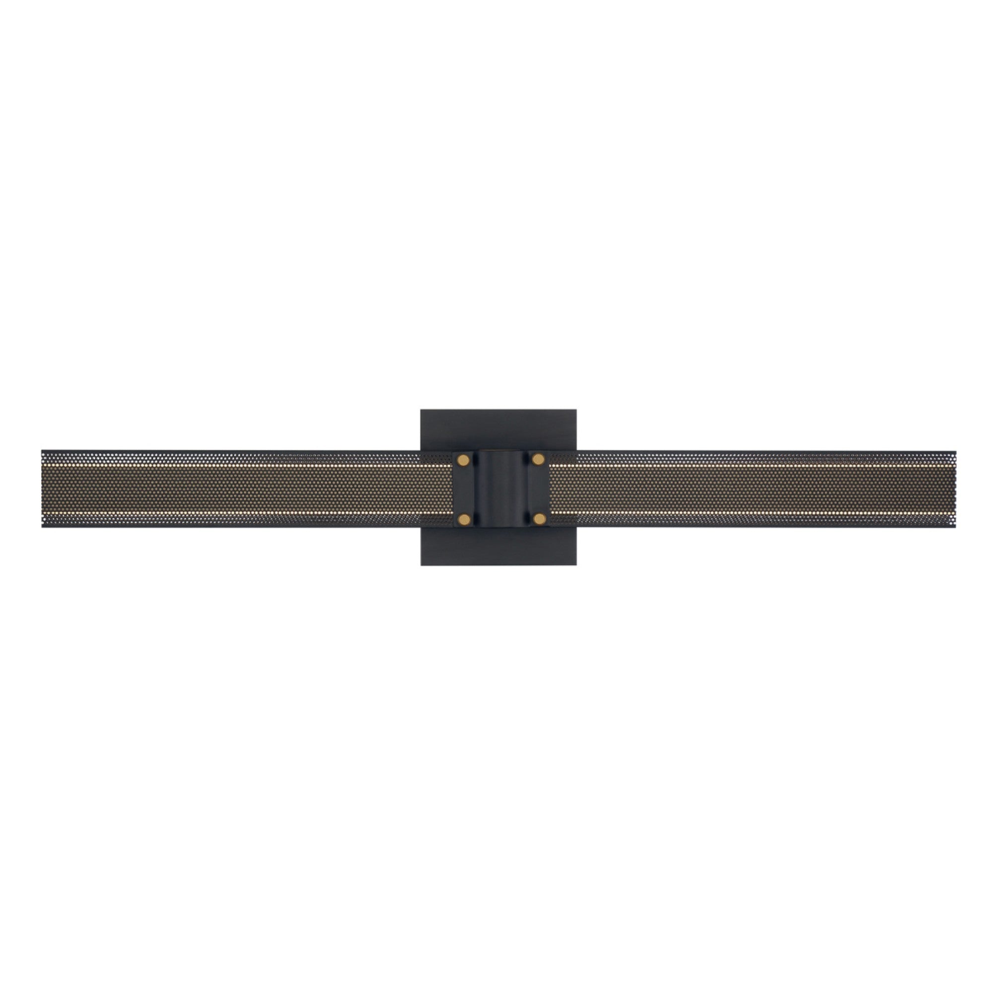 Admiral 28 LED Wall Sconce Light Fixture - Gold & Black Finish - Modern Indoor Lighting for Bedroom, Living Room, Hallway & Staircase