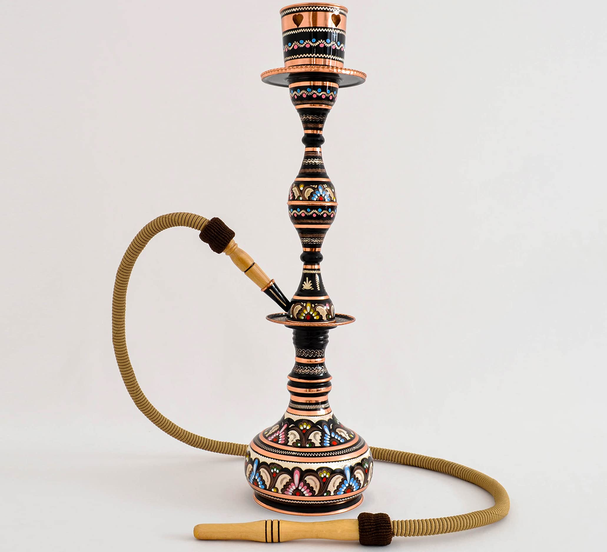Handmade Engraved Copper Hookah - 24.5