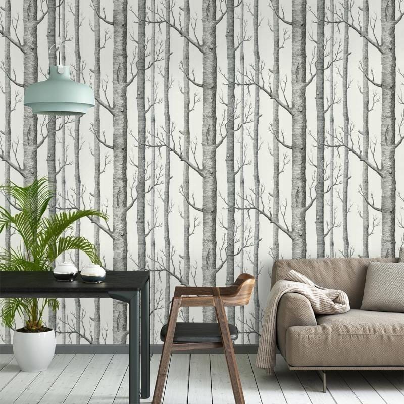 Woods Wallpaper - Nature-Inspired Peel and Stick Wallpaper for Home Decor | Perfect for Living Room, Bedroom & Nursery