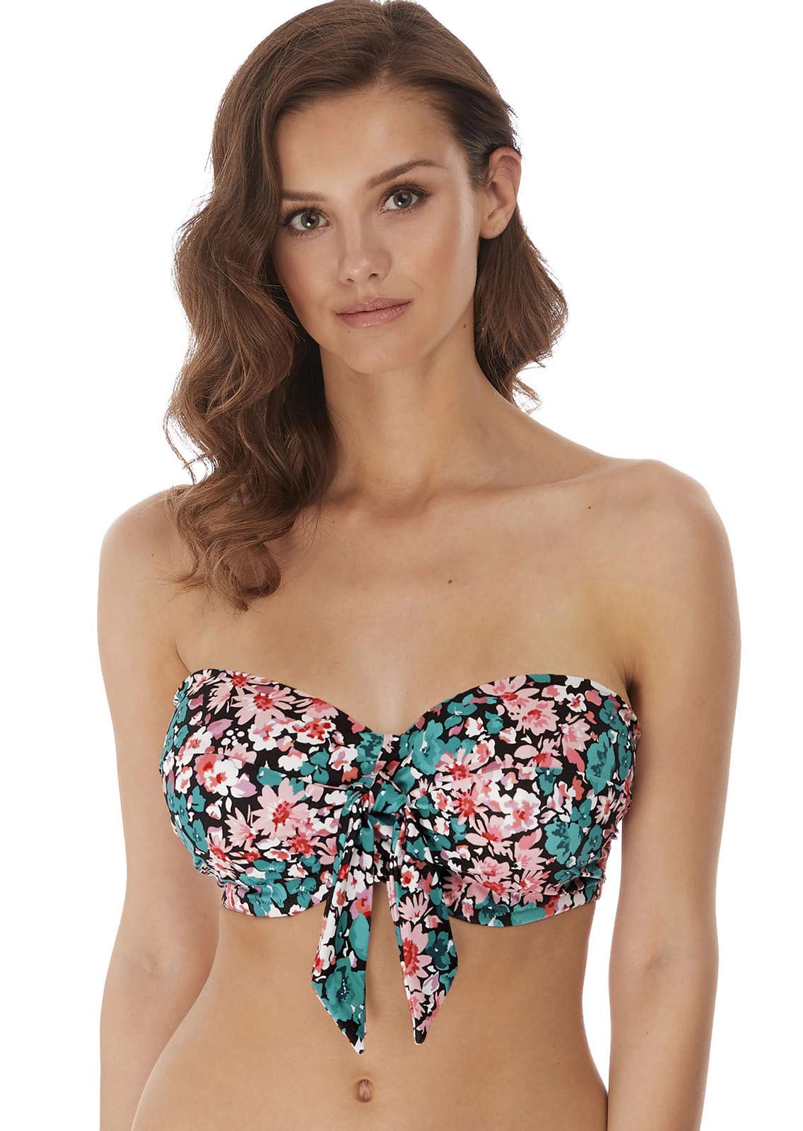 Freya Women's Standard Water Meadow Underwire Bandeau Bikini Top - Comfortable Swimwear for Beach, Pool & Summer Vacations