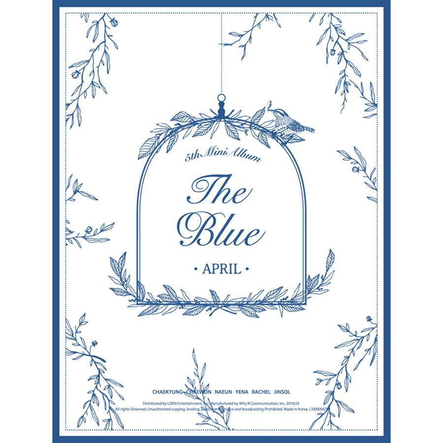 APRIL 5TH MINI ALBUM 'THE BLUE' + POSTER - Kpop Music Album for Fans, Collectors & Gift Giving | Perfect for Room Decor, Fan Meetings & Special Occasions