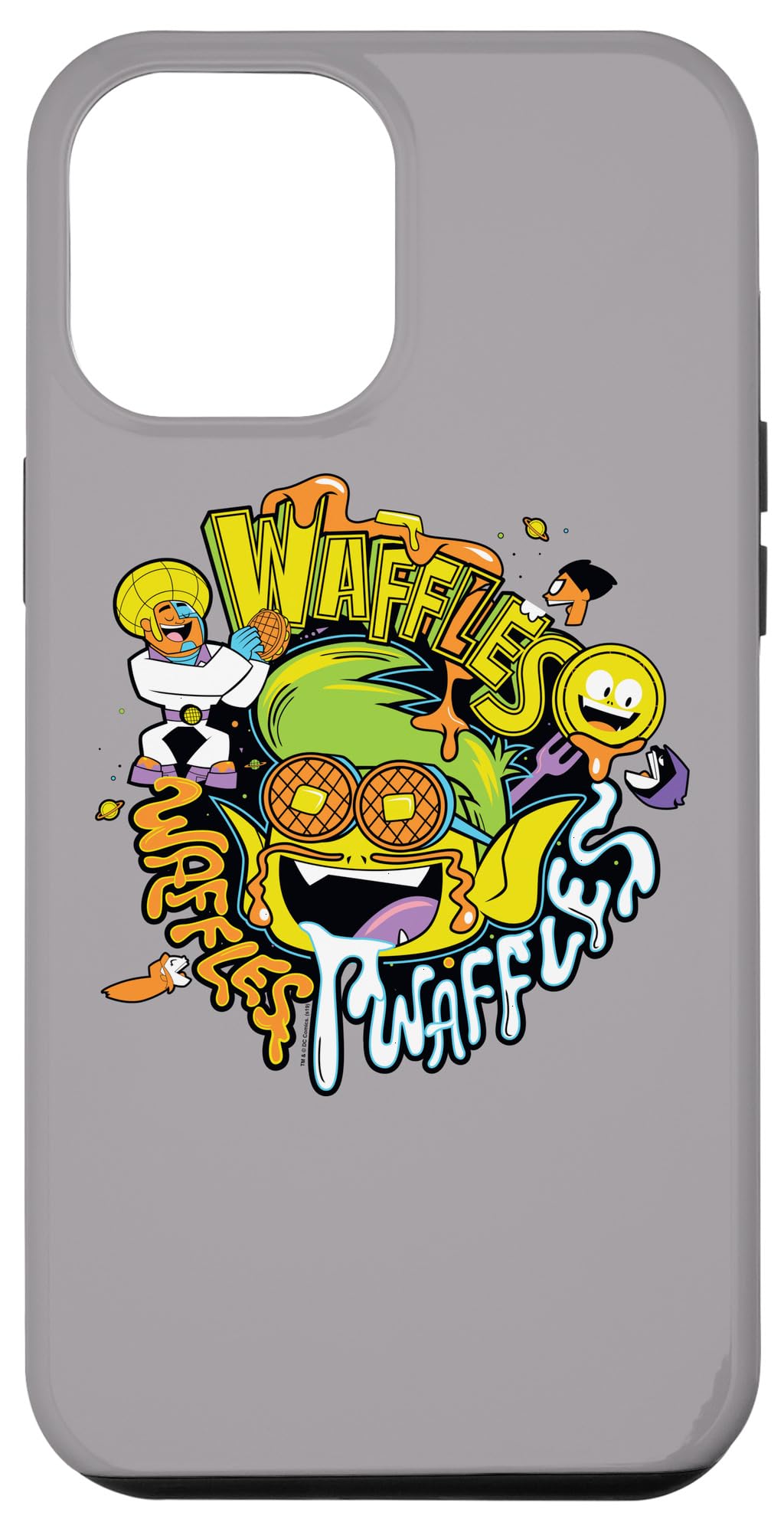 iPhone 12 Pro Max Case - Teen Titans Go! Beast Boy Waffles Design - Shockproof Protective Cover for Daily Use, Travel & School