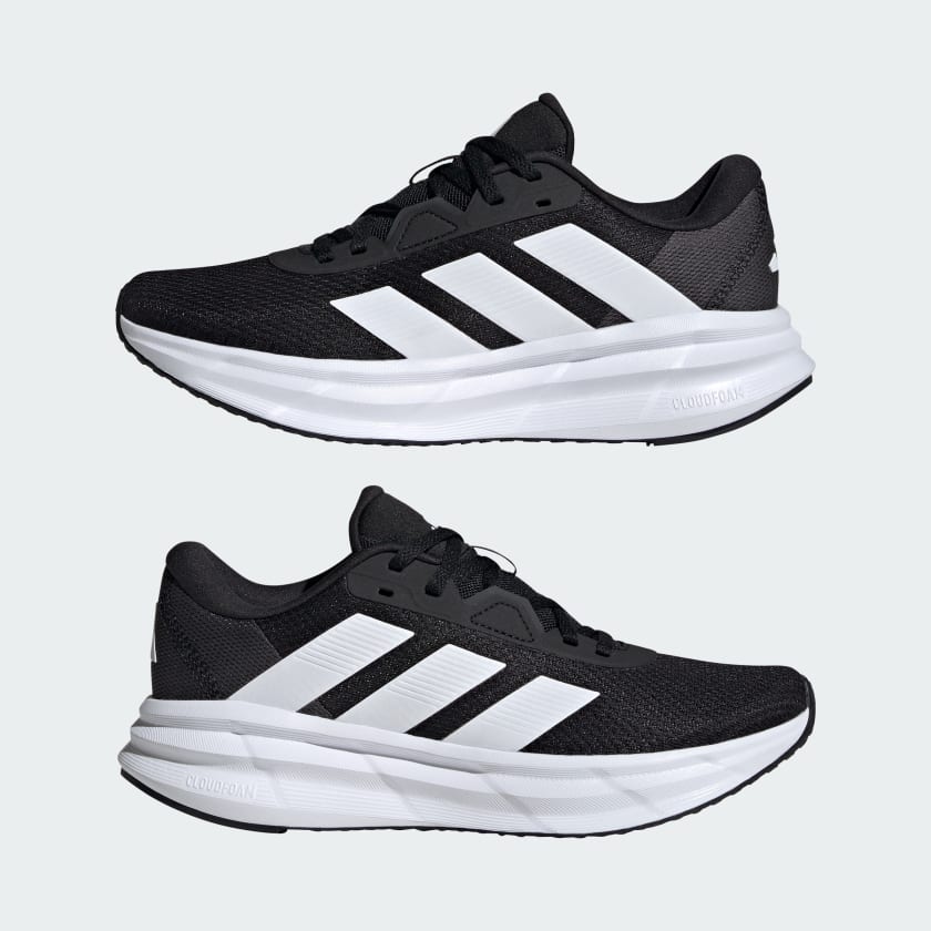 Adidas Women's Galaxy 7 Running Shoes - Black/White | Lightweight Comfort for Jogging, Gym & Everyday Wear