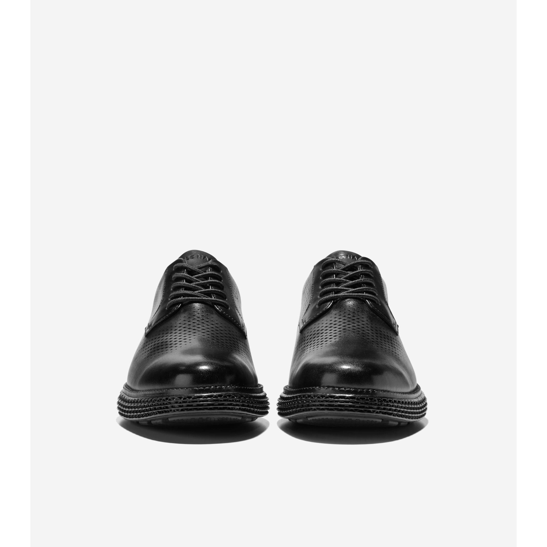 Cole Haan Men's OriginalGrand 2.0 Oxford Dress Shoes in Black - Premium Leather Business Casual & Formal Wear for Office, Wedding & Special Occasions
