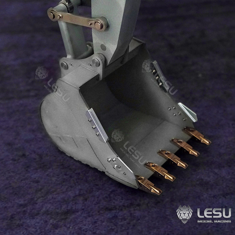 1/14 Scale LESU RC Hydraulic Excavator Model - Metal Boom, Pump Valve & ESC System for DIY Upgrades (Compatible with TAMIYA Radio Trucks) | Construction Simulation, Hobby Engineering & STEM Learning Projects