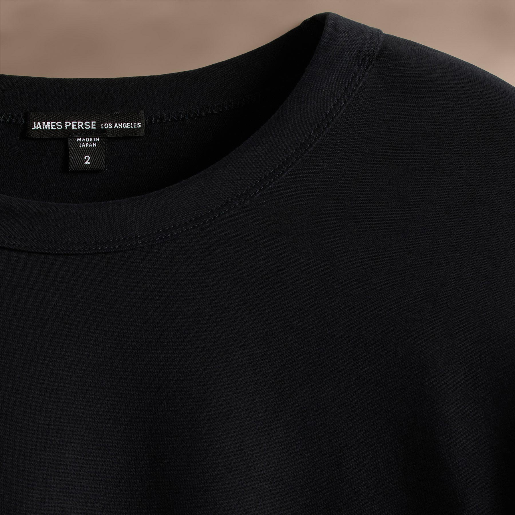 Premium Heavyweight Luxe Jersey Long Sleeve T-Shirt for Men & Women - Soft Cotton Blend, Comfort Fit, Black - Perfect for Layering, Casual Wear & Lounge Outfits