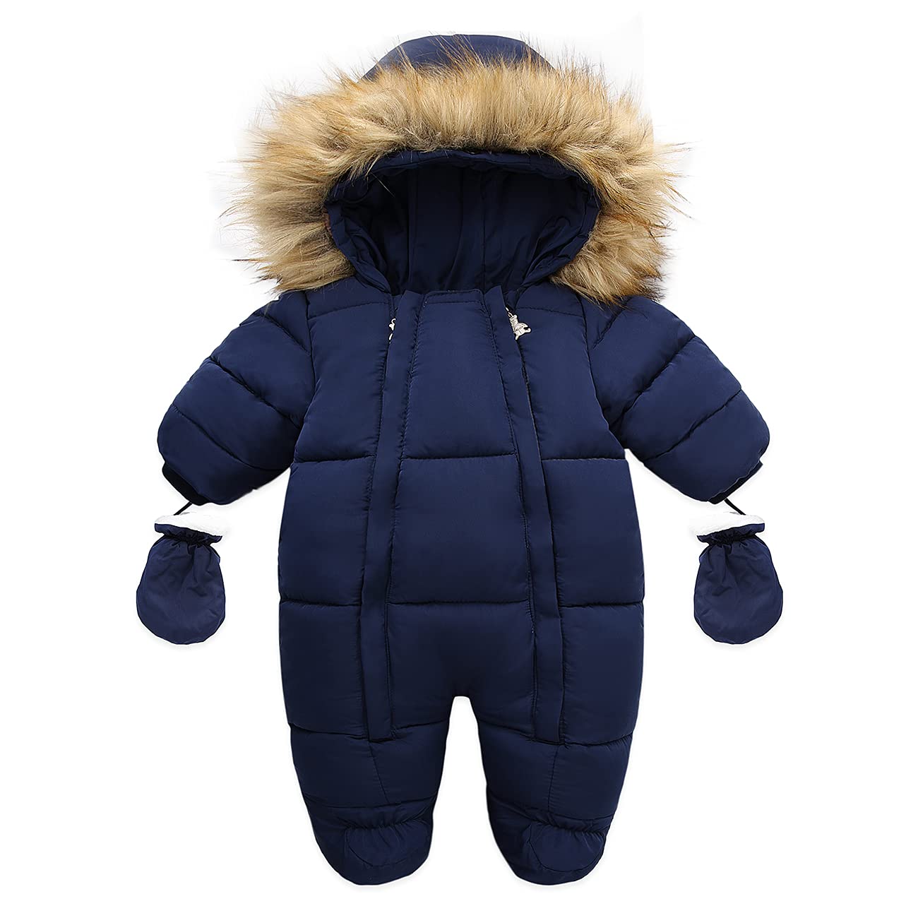 Baby Winter Snowsuit - Warm Toddler Jacket & Hooded Jumpsuit for Boys & Girls | Outdoor Play, Snow Day & Cold Weather Protection