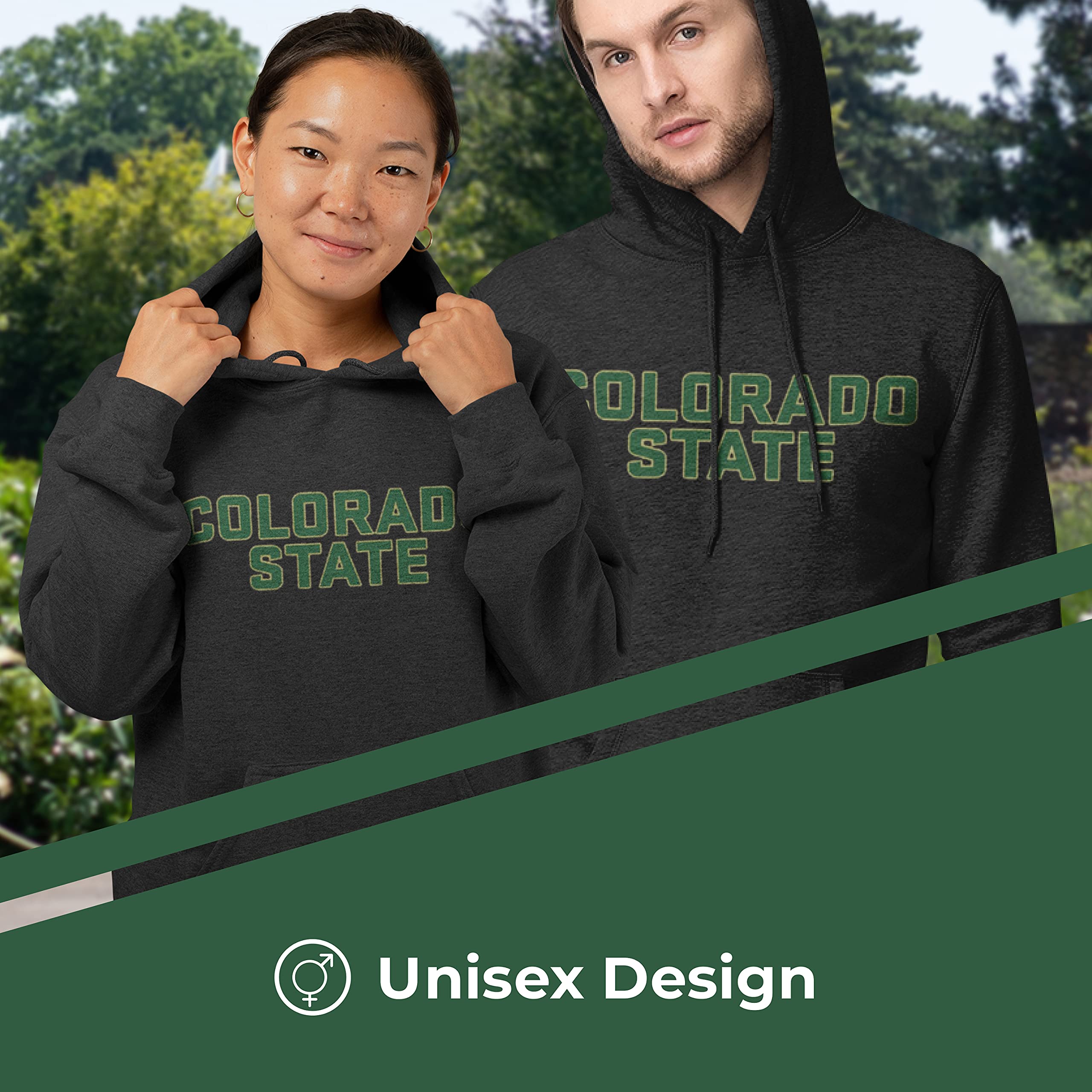 NCAA Charcoal Cotton Blend Hooded Sweatshirt for Adults - Soft Ringspun Fabric, Comfortable & Versatile Pullover for Game Day, College Spirit Wear & Casual Outfits