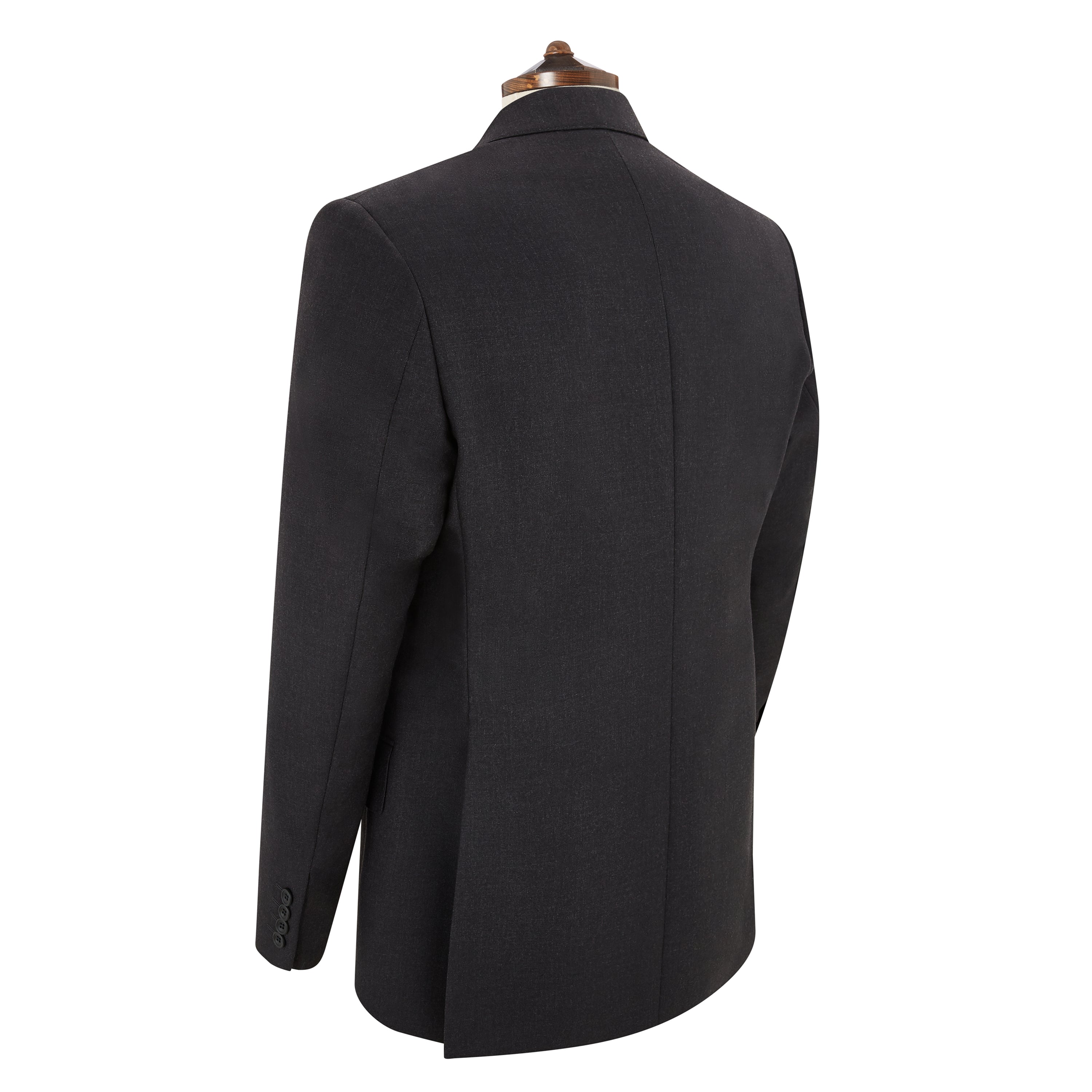 Kensington Charcoal Suit for Men - Premium Wool Business Suit with Pick and Pick Weave | Perfect for Weddings, Office Meetings & Formal Events