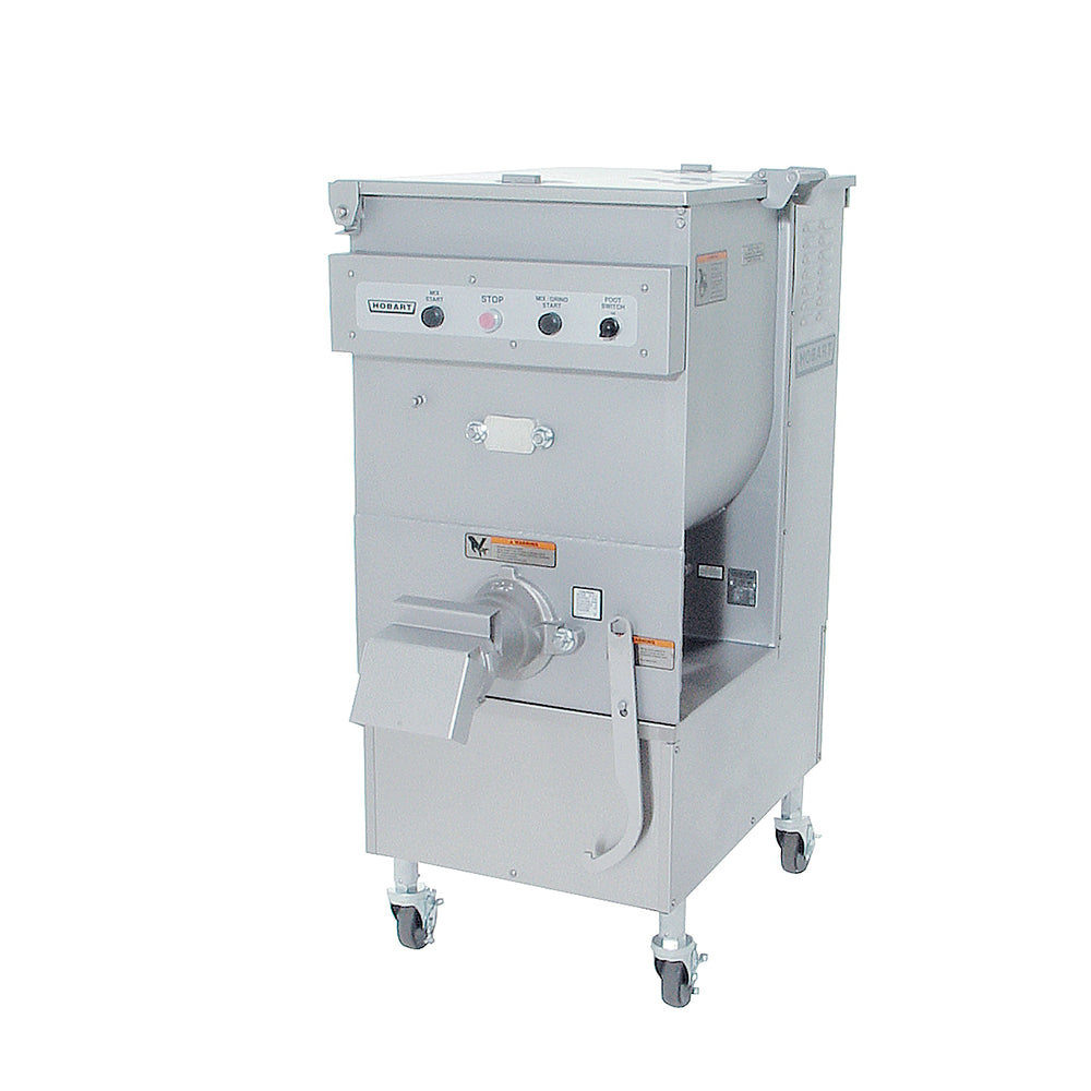 Refurbished Hobart MG1532 7.5 HP Commercial Meat Grinder & Mixer - Heavy Duty Restaurant Equipment for Butcher Shops, Delis & Food Processing