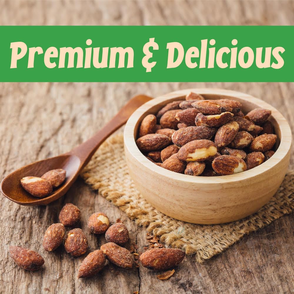 Sincerely Nuts – Roasted Whole Salted Almonds | 5 Lb Bulk Bag | Healthy Low Calorie Vegan Gluten-Free Snack | Kosher Certified | High in Fiber Protein Vitamins & Minerals | Perfect for On-the-Go, Office, or Post-Workout Nutrition