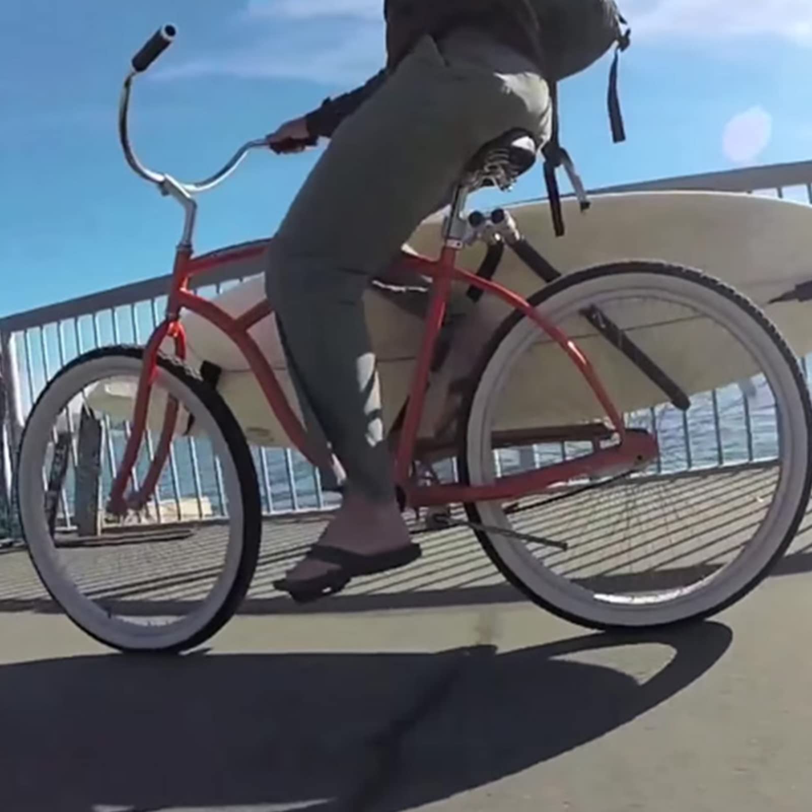Lixada Surfboard Bike Rack - Adjustable Surfboard Carrier for Bicycles | Secure Transport for Surfing Adventures | Perfect for Beach Commutes & Coastal Rides