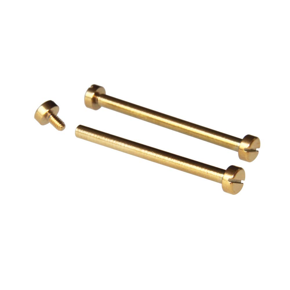 Nixon 42-20 Chronograph Watch Band Replacement Screw Tube Bar - Gold Color Watch Parts for Strap Repair | Perfect for Watch Enthusiasts & DIY Repair