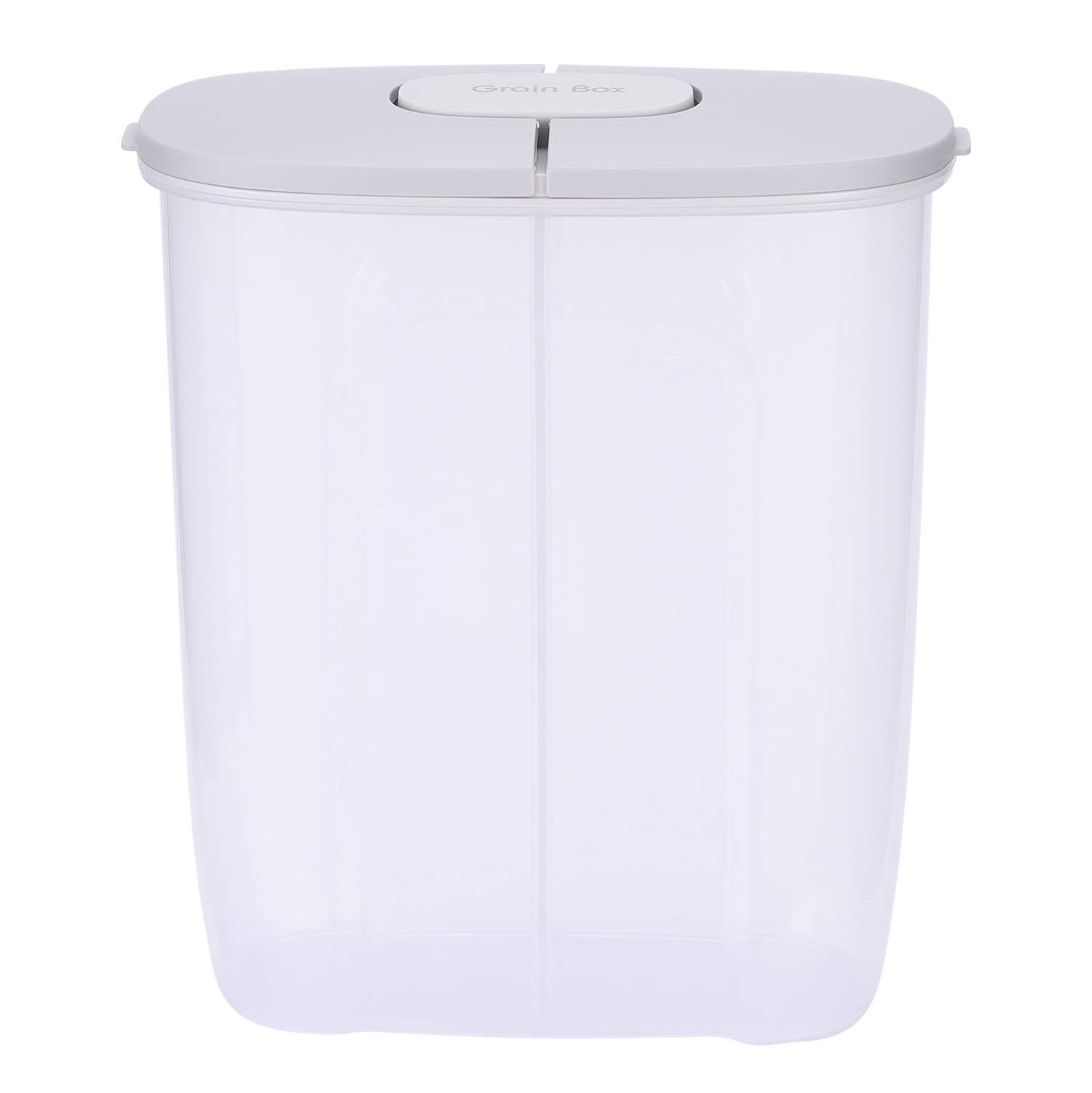 Airtight Food Storage Containers with Lids - Clear Plastic Cereal Dispenser for Dry Goods, Grain, Sugar, Flour, Rice, Nuts, Snacks & Candy - Perfect for Kitchen Pantry Organization & Bulk Food Storage