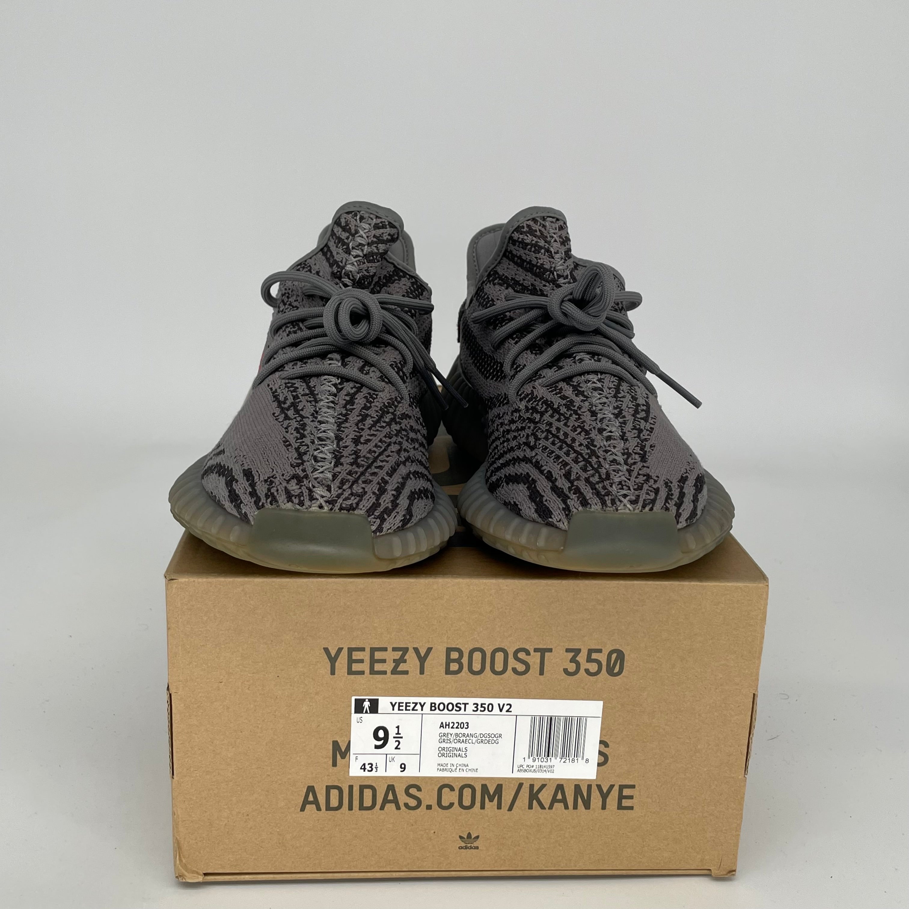 Adidas Yeezy Boost 350 V2 Beluga 2.0 - Men's Running Shoes Size 9.5 (AH2203) | Comfortable Sneakers for Casual Wear, Gym & Street Fashion