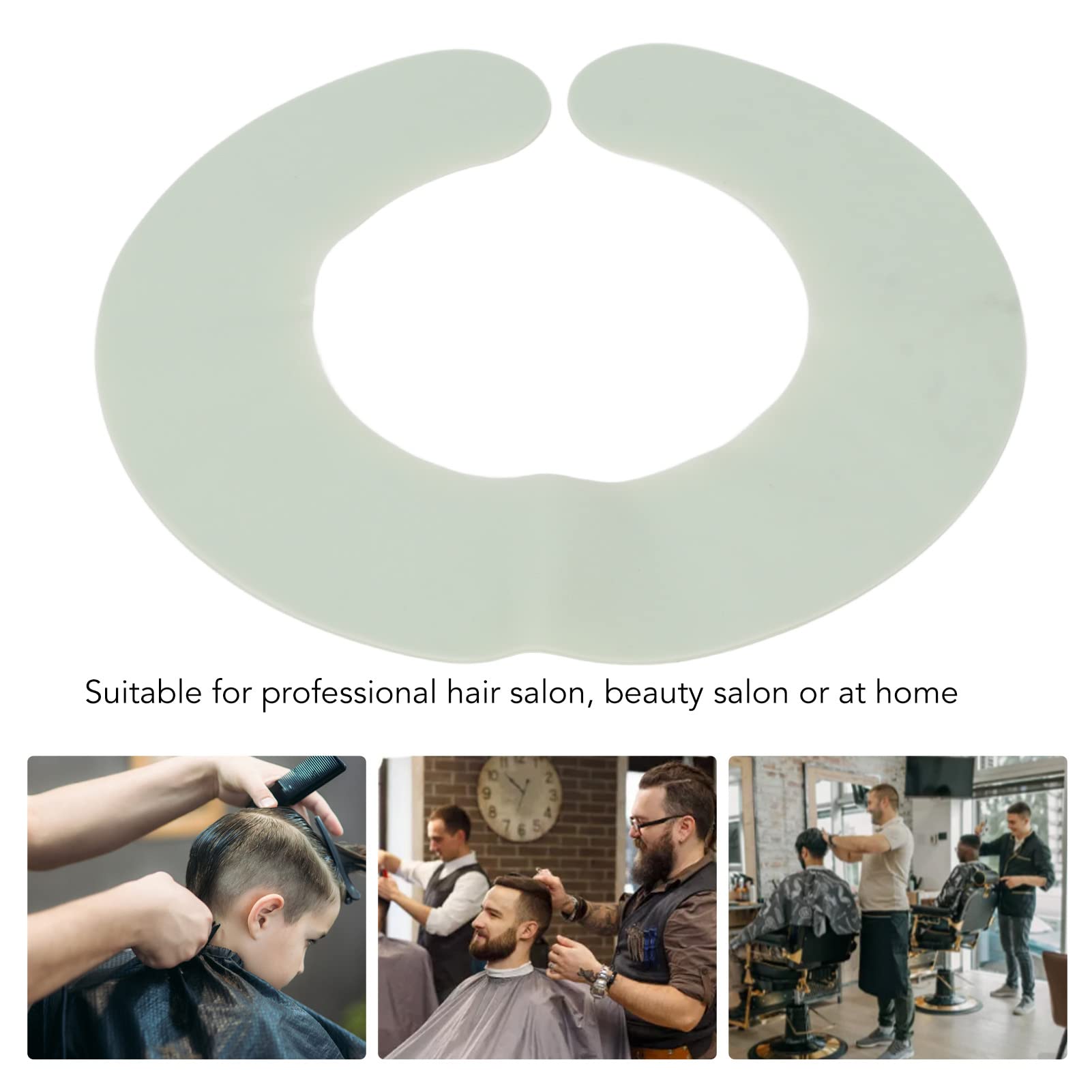 Professional Silicone Hair Cutting Cape - Waterproof & Reusable Salon Hairdressing Collar for Barbers & Stylists - Keep Clothes Clean During Haircuts at Home or Salon