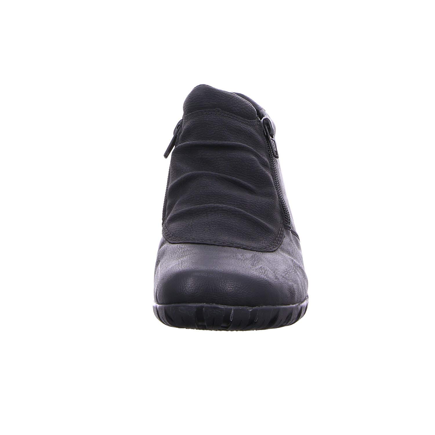 Rieker L4691 Women's Black Ankle Boots - Comfortable Casual & Dress Shoes for Women, UK 5.5 (EU 39) - Perfect for Office, Walking & Winter Fashion