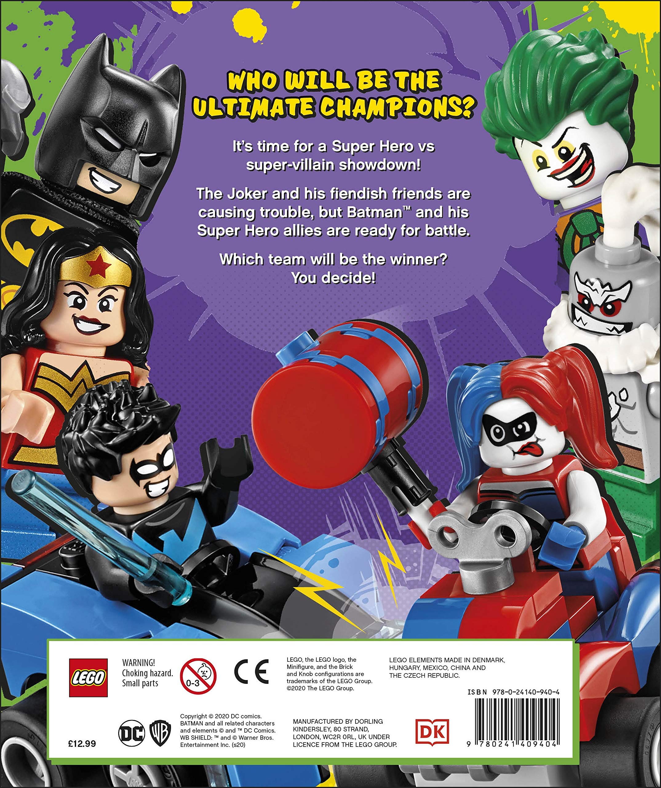LEGO Batman vs The Joker Building Set with 2 Minifigures - Superhero Toy for Kids & Collectors - Perfect for Playtime, Display & DC Comics Fans