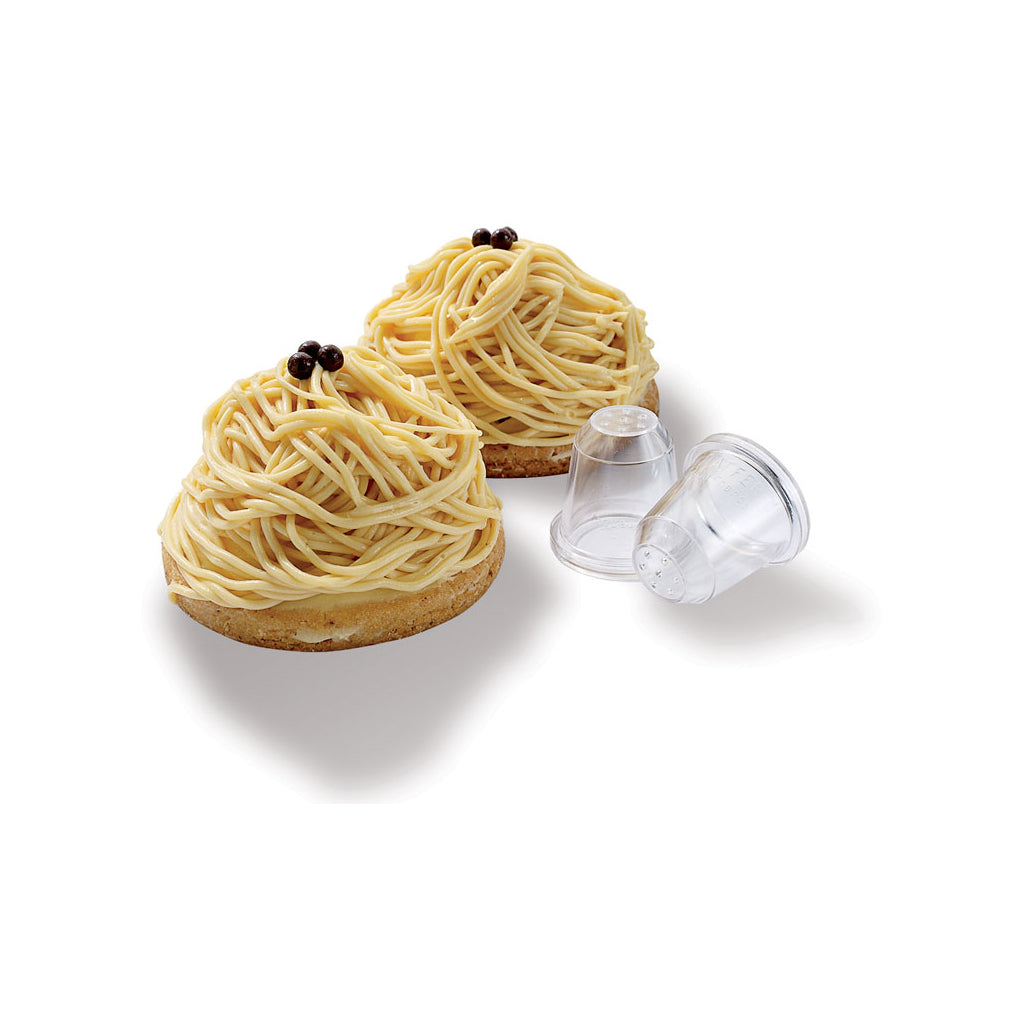 MATFER Polycarbonate Bird Nest Piping Tip - 7 Hole Professional Pastry Decorating Nozzle for Cakes, Cupcakes & Desserts | Durable Baking Tool for Home & Commercial Use