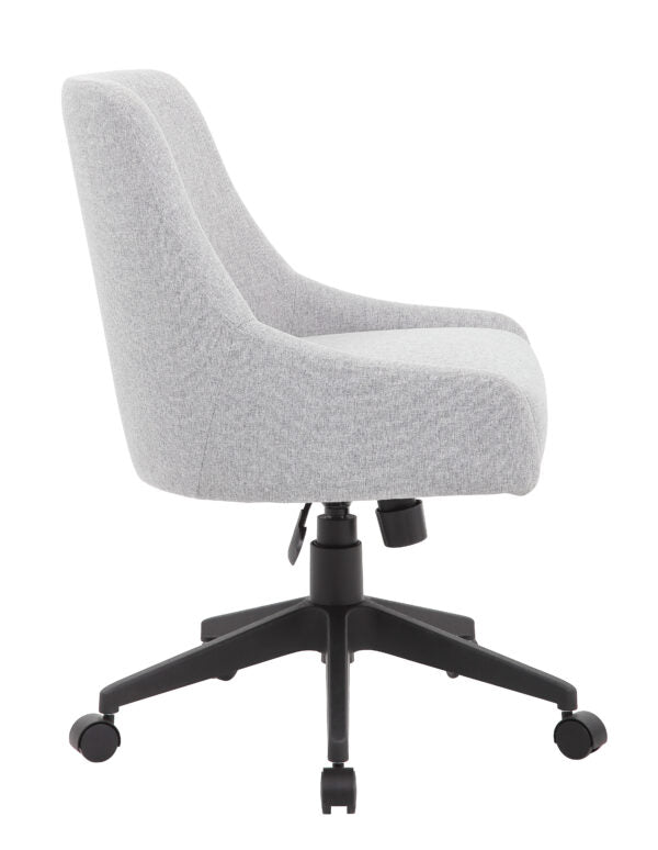 Boss Boyle B576 Grey Ergonomic Office Desk Chair - Perfect for Home Office, Gaming & Workspace Comfort