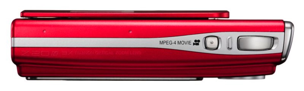 Fujifilm FinePix Z20FD 12MP Digital Camera with 3x Optical Zoom - Compact & Stylish Red Design for Travel, Parties & Everyday Photography