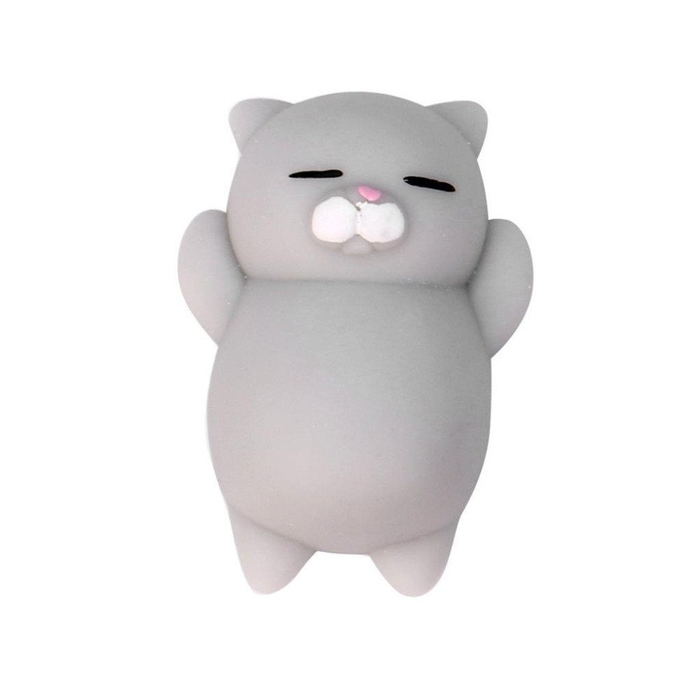 Muised Sensory Fidget Toy - 4 Pack Cute Mochi Squishy Cat Stress Relief Toys for Kids & Adults | Anxiety Relief, ADHD Focus, Birthday Gifts | Perfect for Classroom, Office & Travel Use