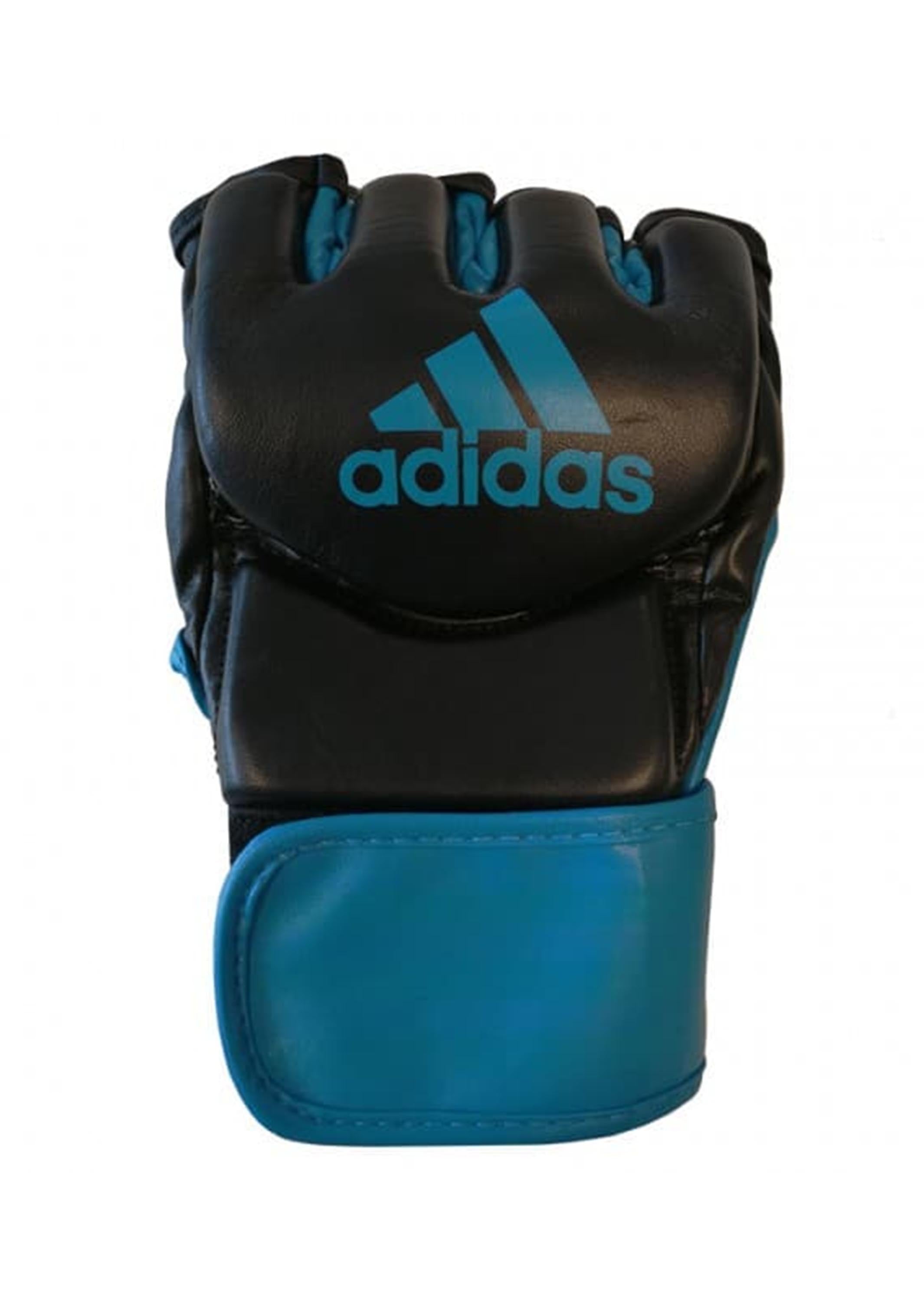 Adidas MMA Training Mitts for Sparring & Combat - Black & Blue Boxing Gloves for Men & Women - Perfect for MMA, Kickboxing, and Muay Thai Training