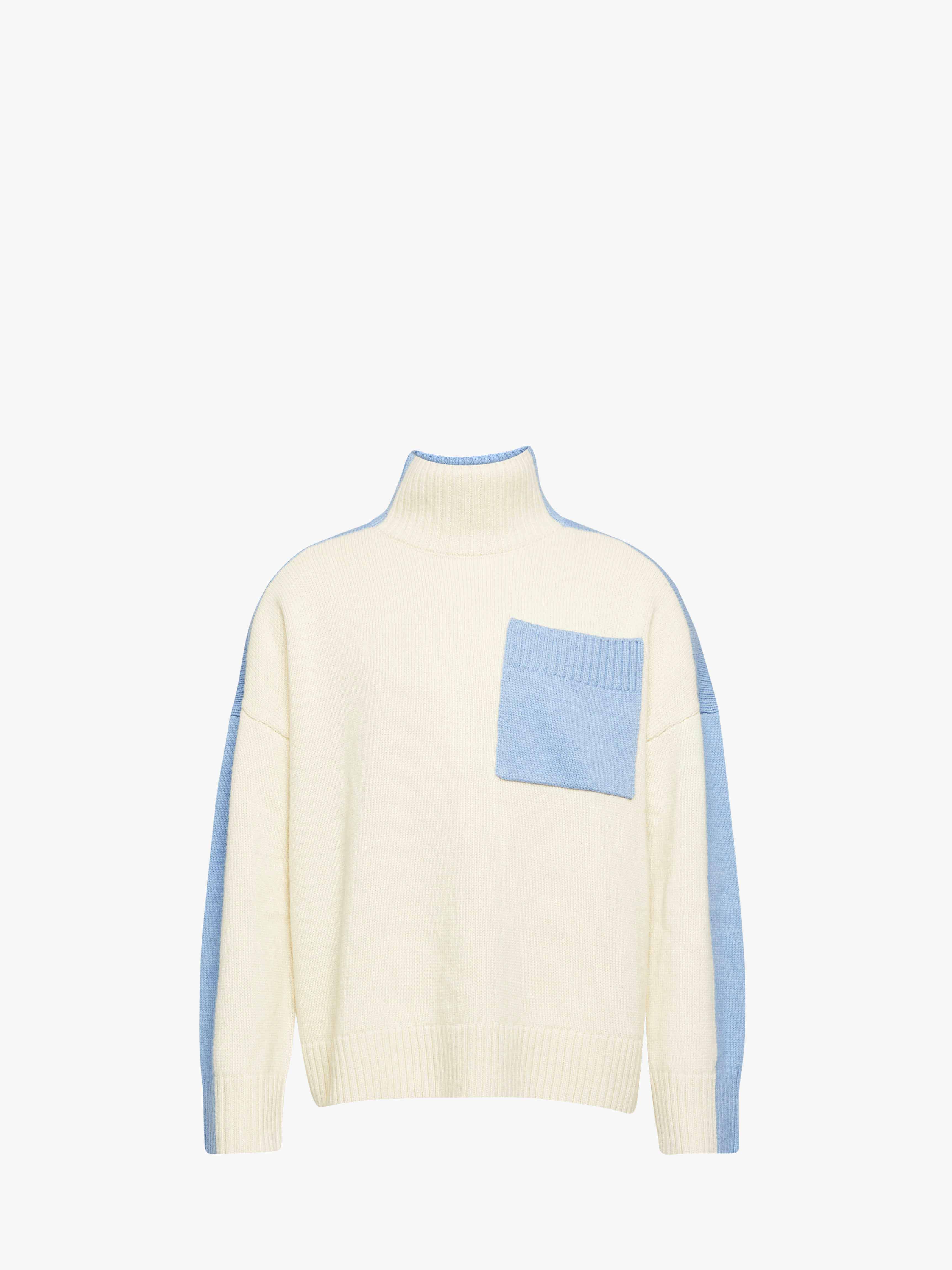 IVORY/SKY BLUE