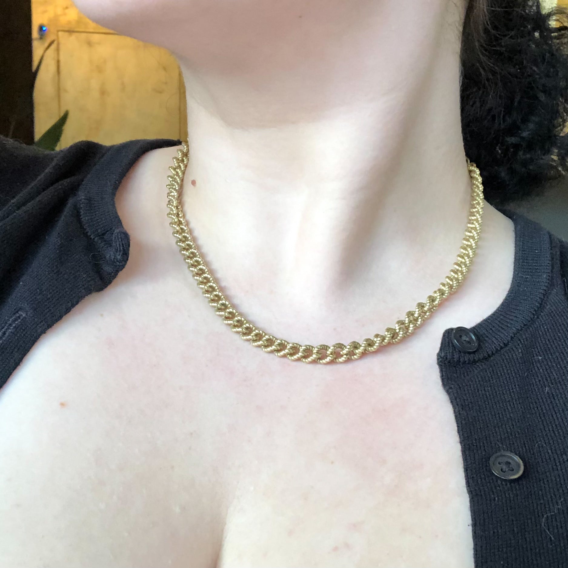Vintage Gold Filled Wheat Chain Necklace - Dainty Layering Jewelry for Women, Perfect for Everyday Wear & Special Occasions