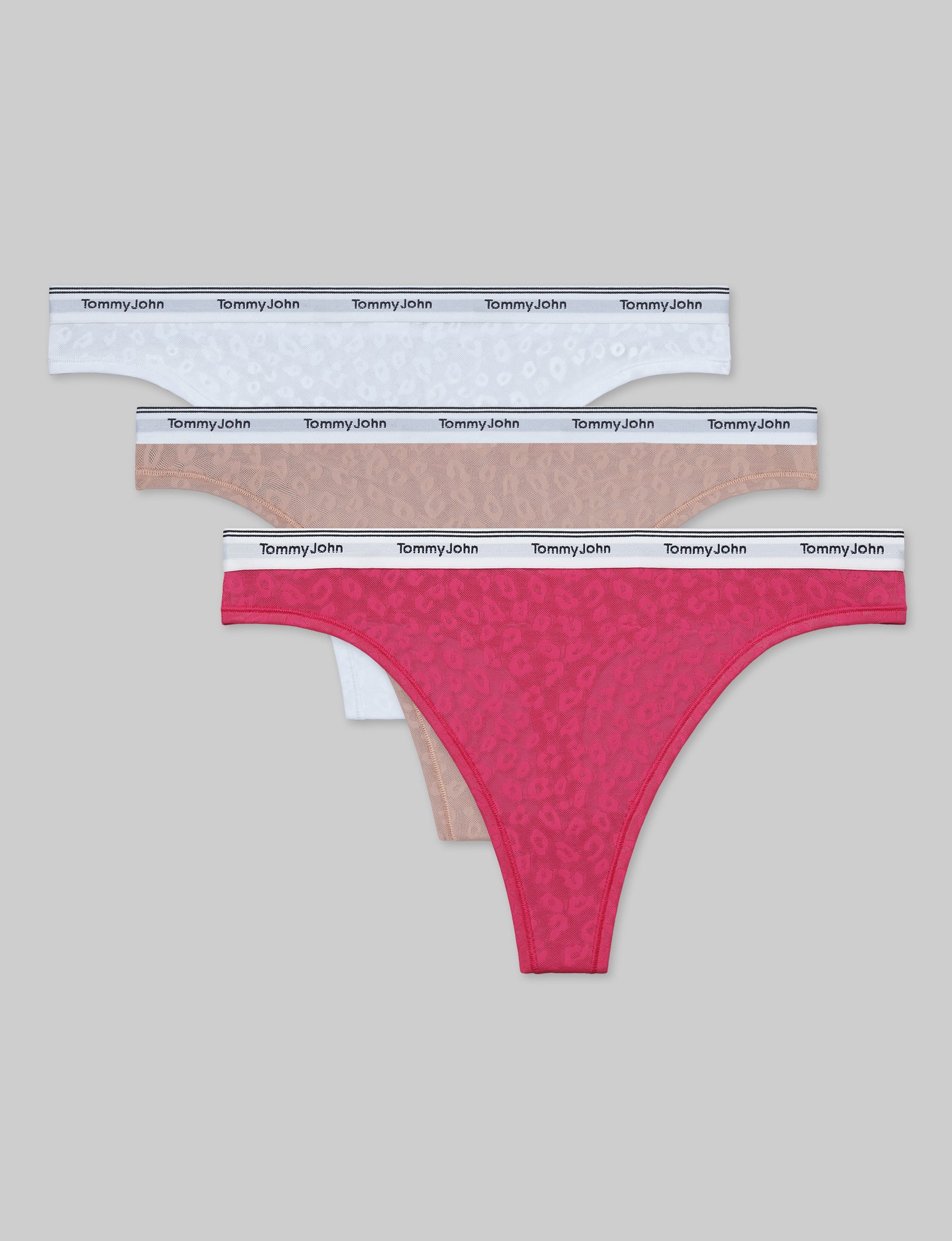 Women's Signature Comfort Lace Thong Underwear - 3 Pack Soft Breathable Panties for Everyday Wear & Special Occasions