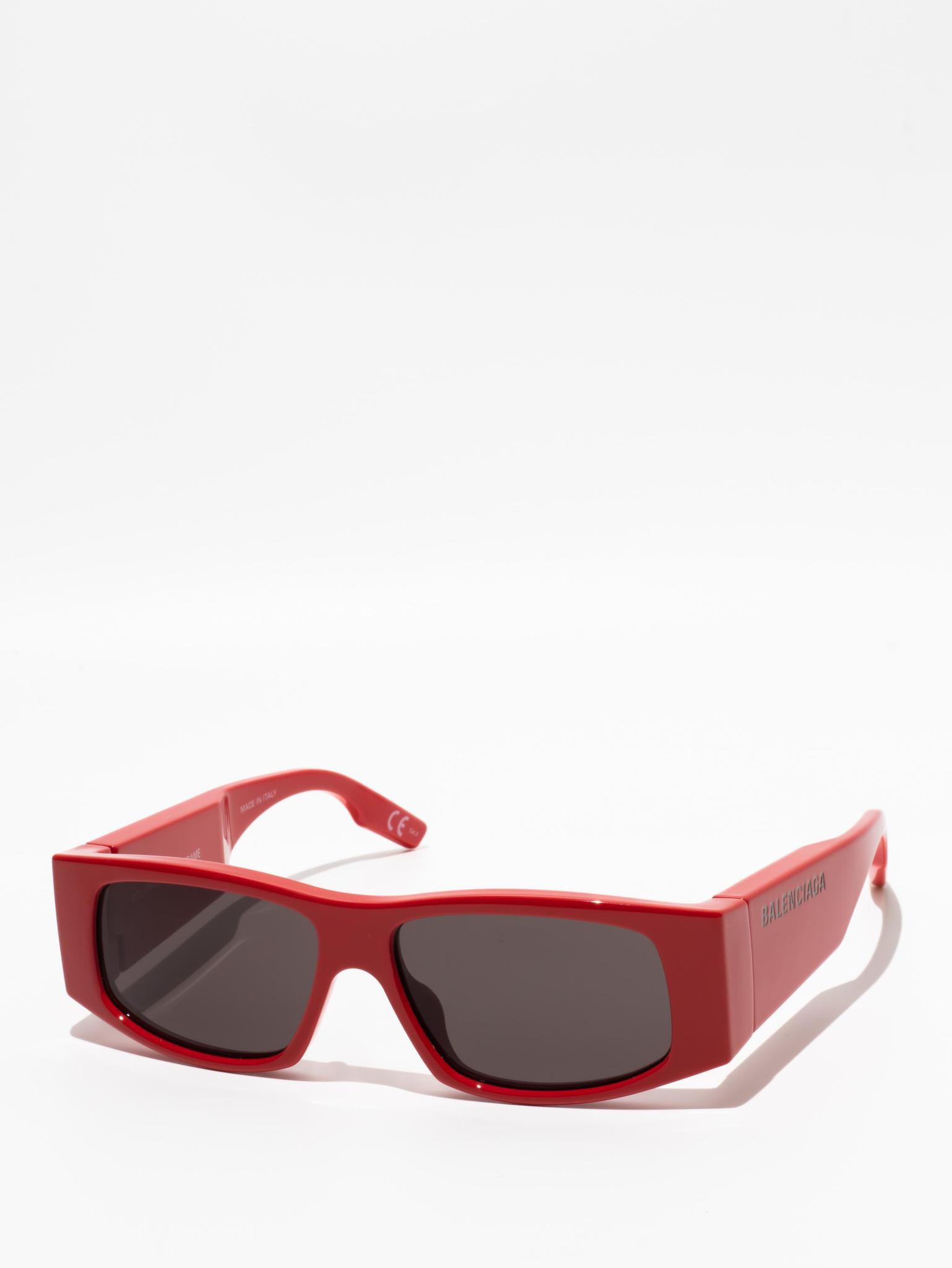BALENCIAGA BB0100S LED Frame Sunglasses for Women & Men - UV Protection, Fashion Statement, Nightlife & Outdoor Activities