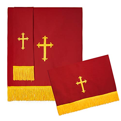 Parament Set-red/White