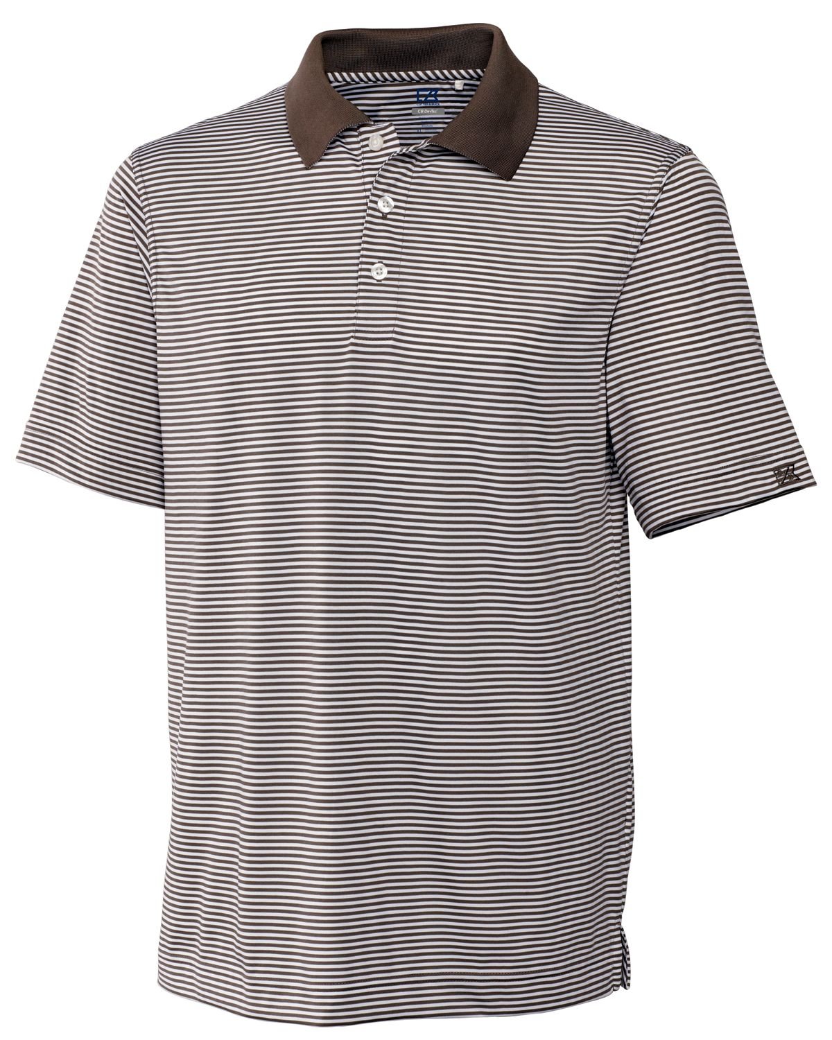 Cutter & Buck Men's Big & Tall Drytec Moisture-Wicking Stripe Polo Shirt - Breathable Performance Golf & Casual Wear for Tall Men
