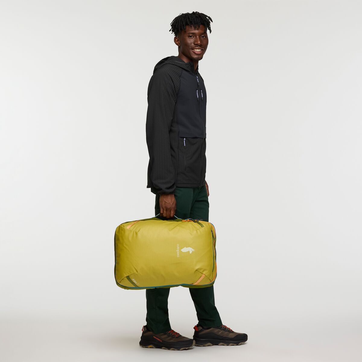 Cotopaxi Allpa 35L Travel Backpack - Lightweight Carry-On Pack for Hiking, Camping & Air Travel - Lemongrass & Cedar Color - Perfect for Outdoor Adventures & Weekend Getaways