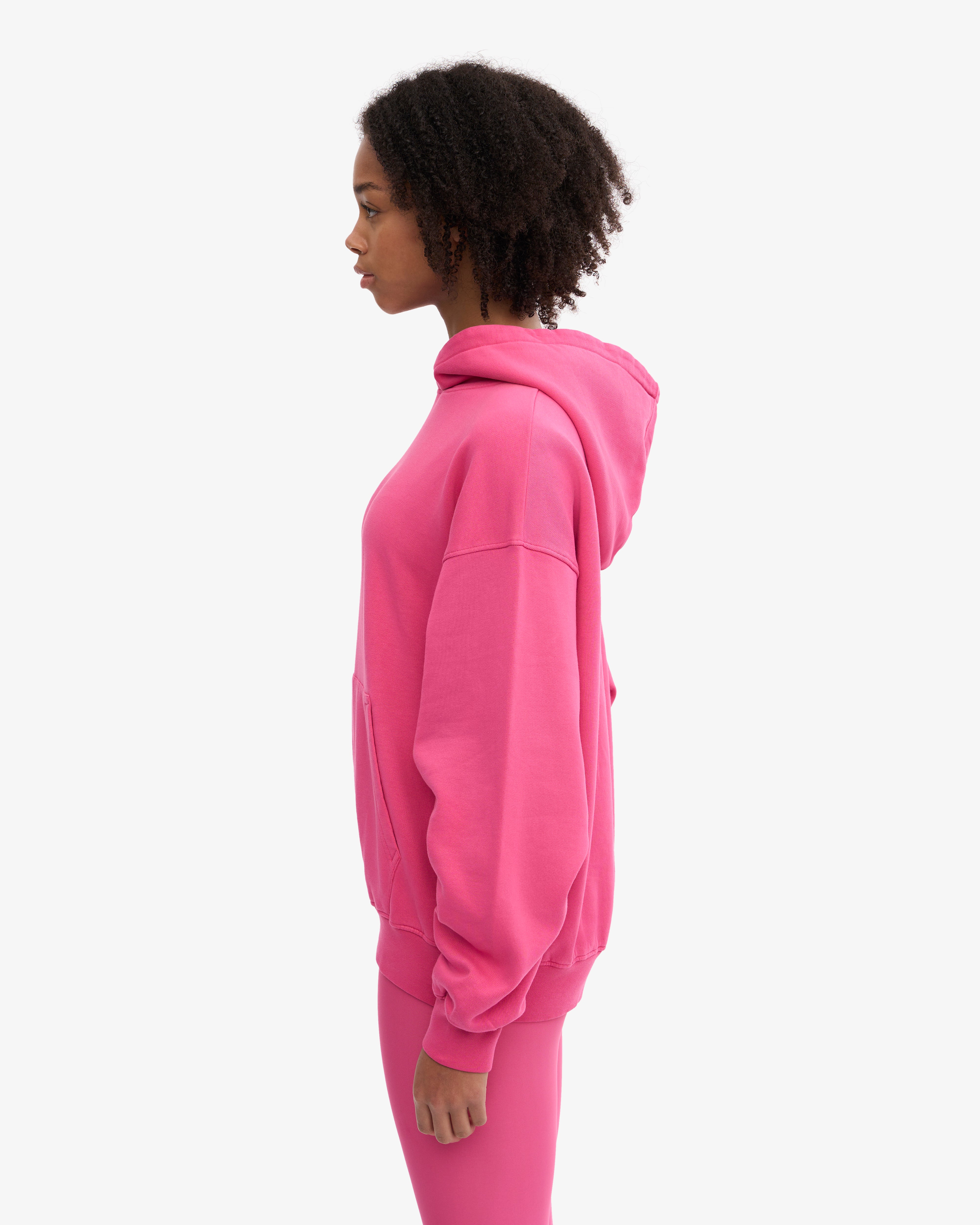 Organic Oversized Hoodie - Bubblegum Pink | Soft & Cozy Unisex Pullover Sweatshirt | Perfect for Casual Wear, Loungewear & Street Style Fashion