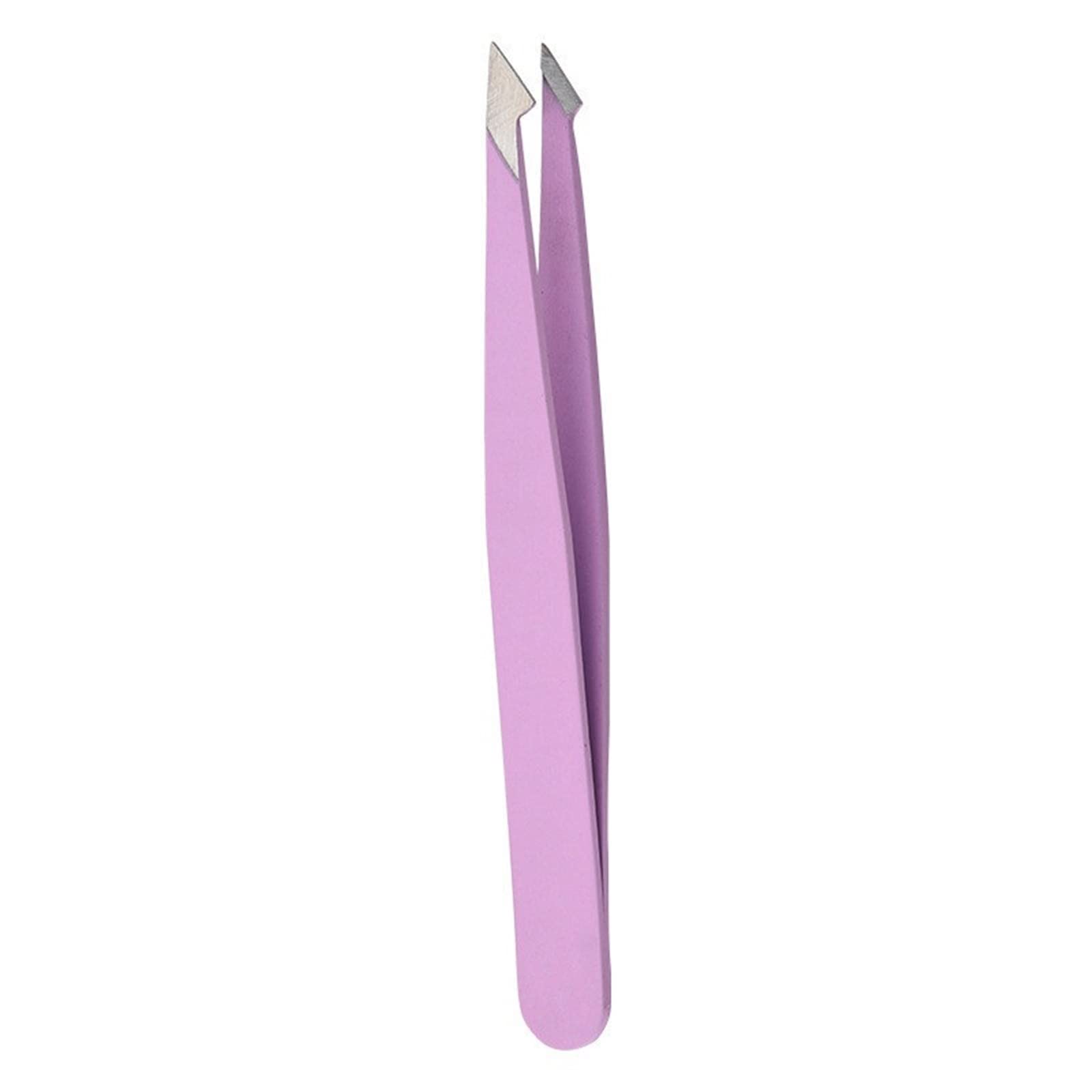 Premium Stainless Steel Slanted Eyebrow Tweezers for Precise Hair Removal - Lash & Brow Shaping Tool - Color 04 (4-Pack) - Perfect for Salon, Home & Travel Makeup Kits