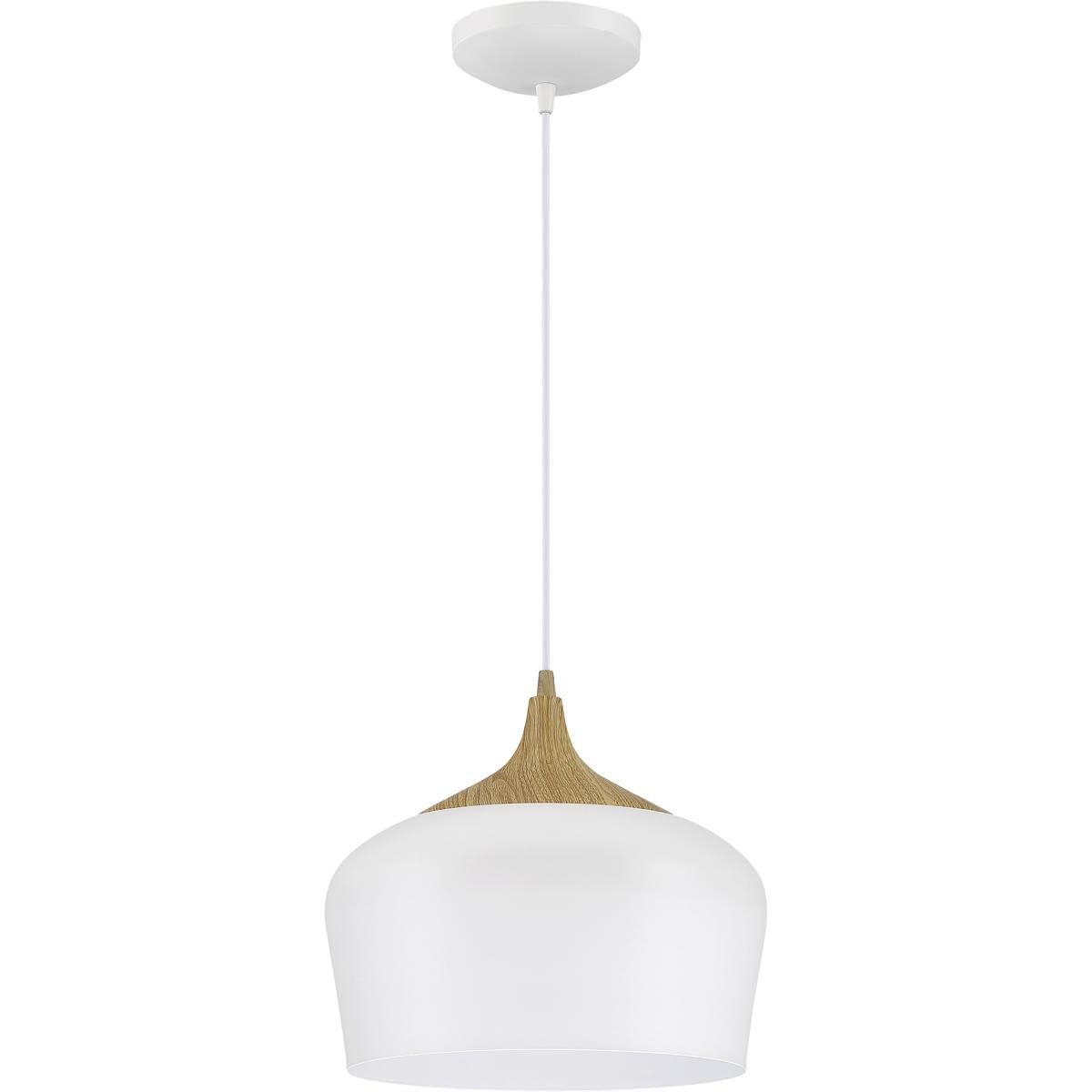 Blend Collection Access 52057-WH/WGN Modern One Light Pendant - Perfect for Kitchen Island, Dining Room or Entryway Lighting