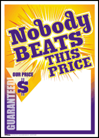 100-Pack Sale Tags - Best Price Guaranteed for Retail Stores & Boutiques (Perfect for Clearance Sales & Discount Promotions)