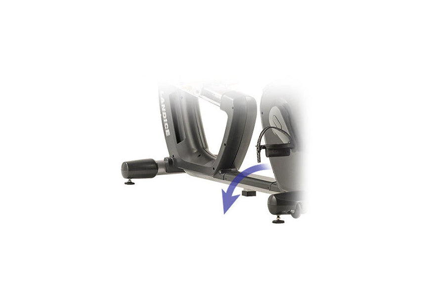 Landice R7 Recumbent Exercise Bike - Low Impact Cardio Machine for Home Gym, Seniors & Physical Therapy | Quiet Magnetic Resistance, Adjustable Seat & Backrest