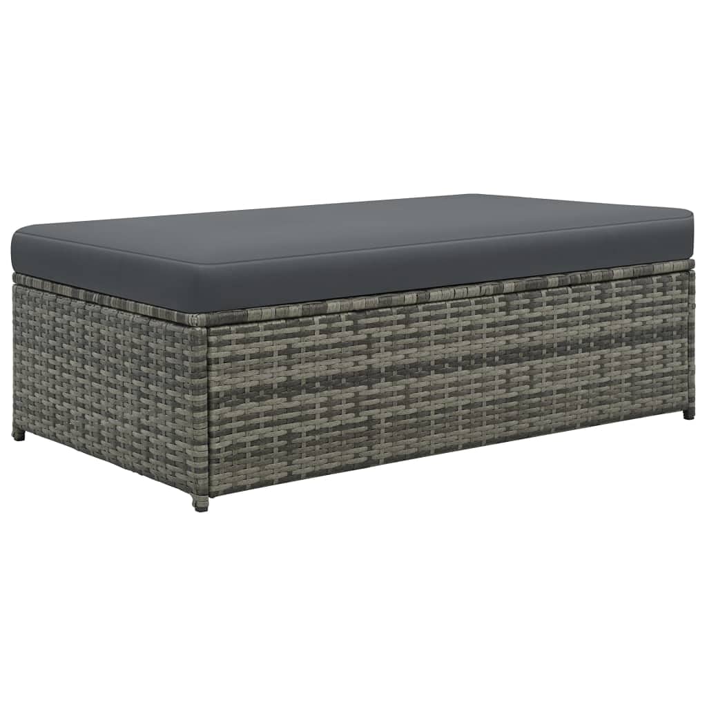 2-Piece All-Weather Outdoor Garden Lounge Set with Removable Cushions - Patio Sofa Bed for Backyard, Poolside & Balcony - 48.4