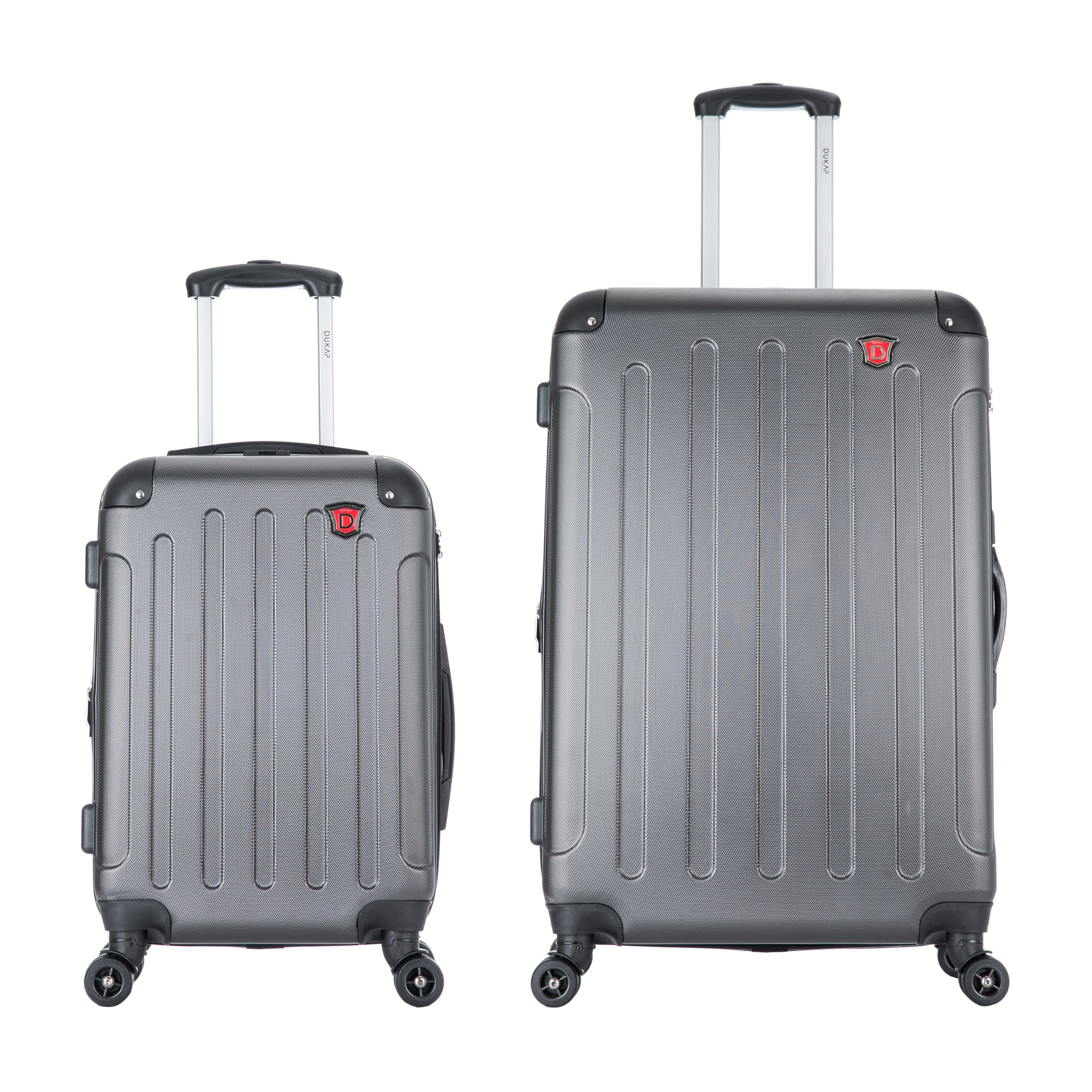 DUKAP INTELY 2-Piece Hardside Luggage Set with 360° Spinner Wheels (20