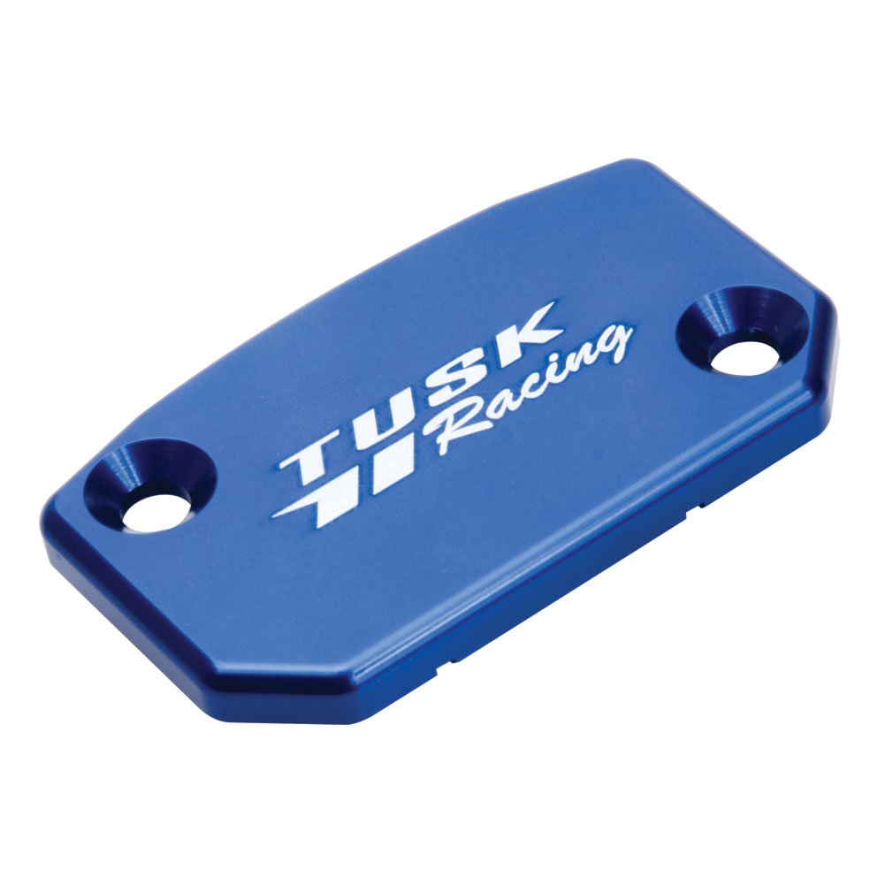 TUSK Anodized Blue Front Brake Reservoir Cap - Compatible with Brembo & Husqvarna FC 350 (2014-2025) | Motorcycle Brake Fluid Cover for Off-Road & Motocross Racing