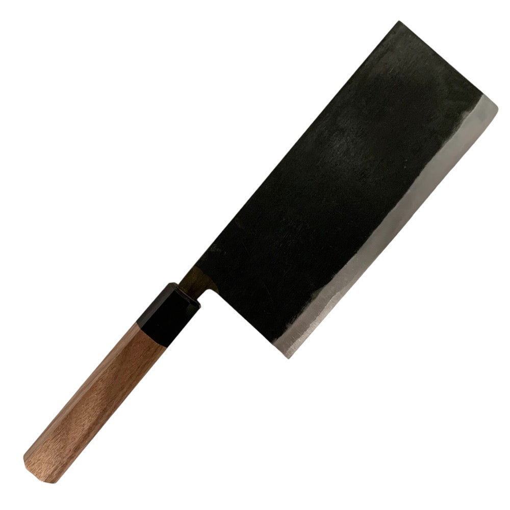 Premium Moritaka Blue #2 Steel Nakiri Knife 180mm - Japanese Vegetable & Sushi Knife for Professional Chefs & Home Cooking - Perfect for Chopping, Slicing & Dicing Vegetables, Herbs & Fruits