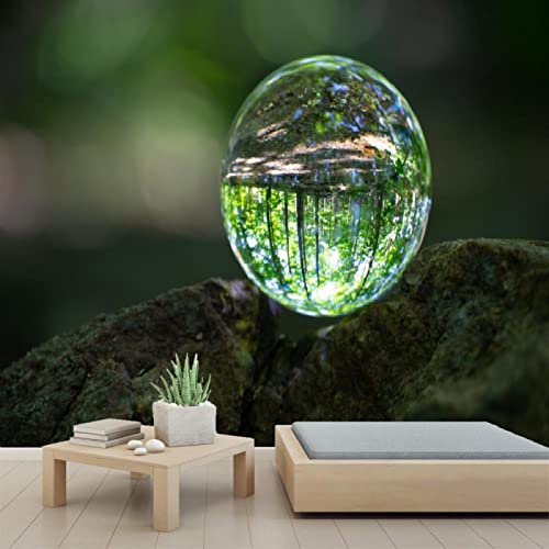 Sphere Glass Peel and Stick Wallpaper - PVC Self-Adhesive Wall Mural for Nursery, Baby Room, Living Room, Bedroom & Office Decor - 157